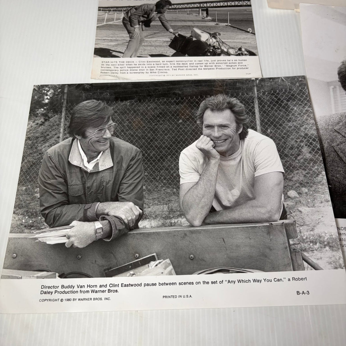 Warner Bros Clint Eastwood Movie Press Kit Photo Lot of 5 Magnum Force & More