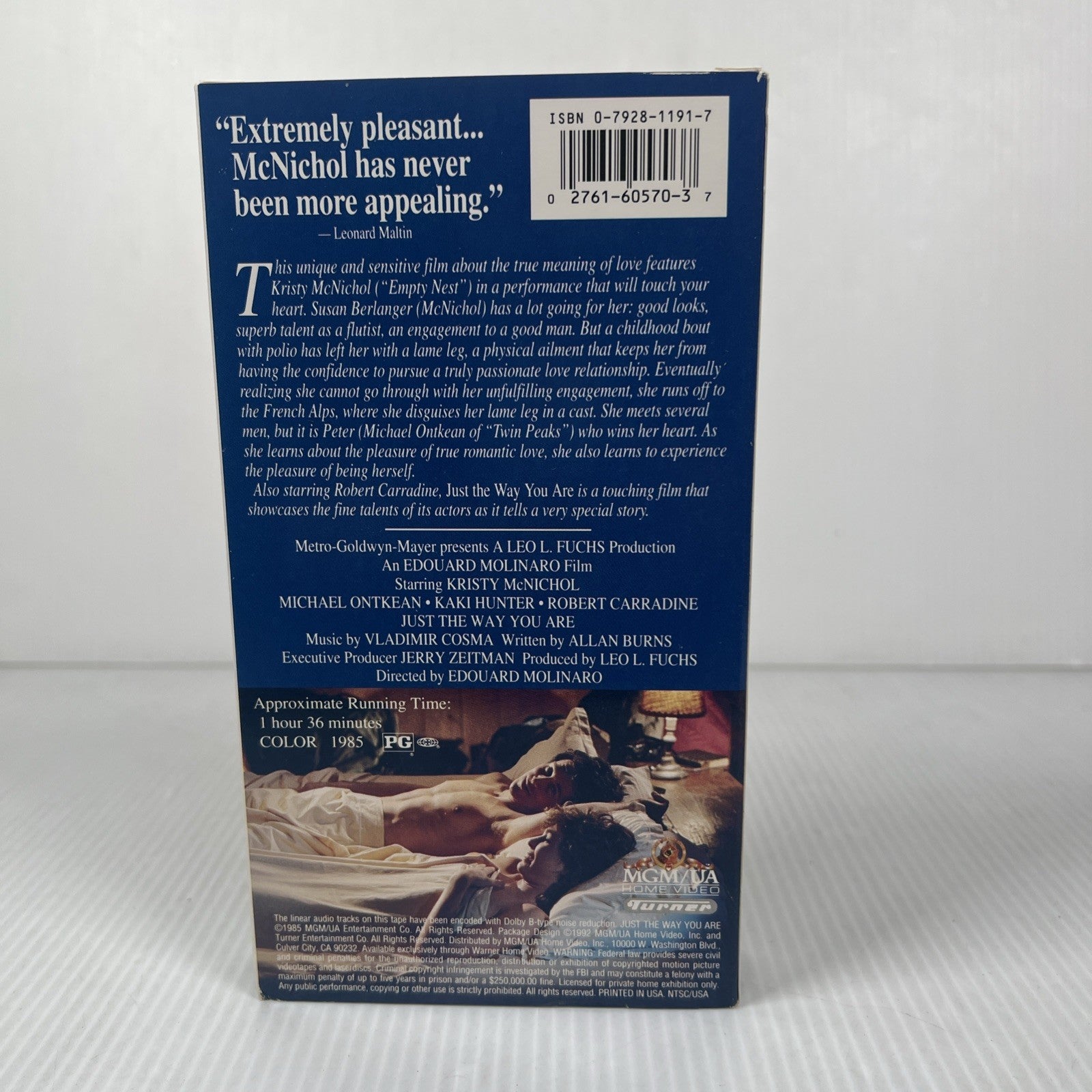 JUST THE WAY YOU ARE (1984) VHS MGM Music Romance Comedy Move Kristy Mcnichol