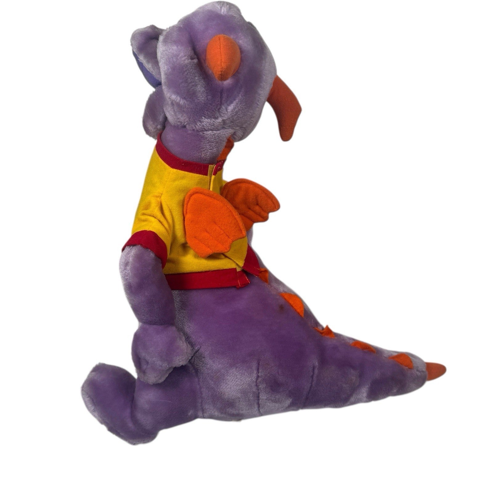 Vintage 1982 Disney World Epcot Center Figment Dragon 18" Stuffed Plush w/shirt