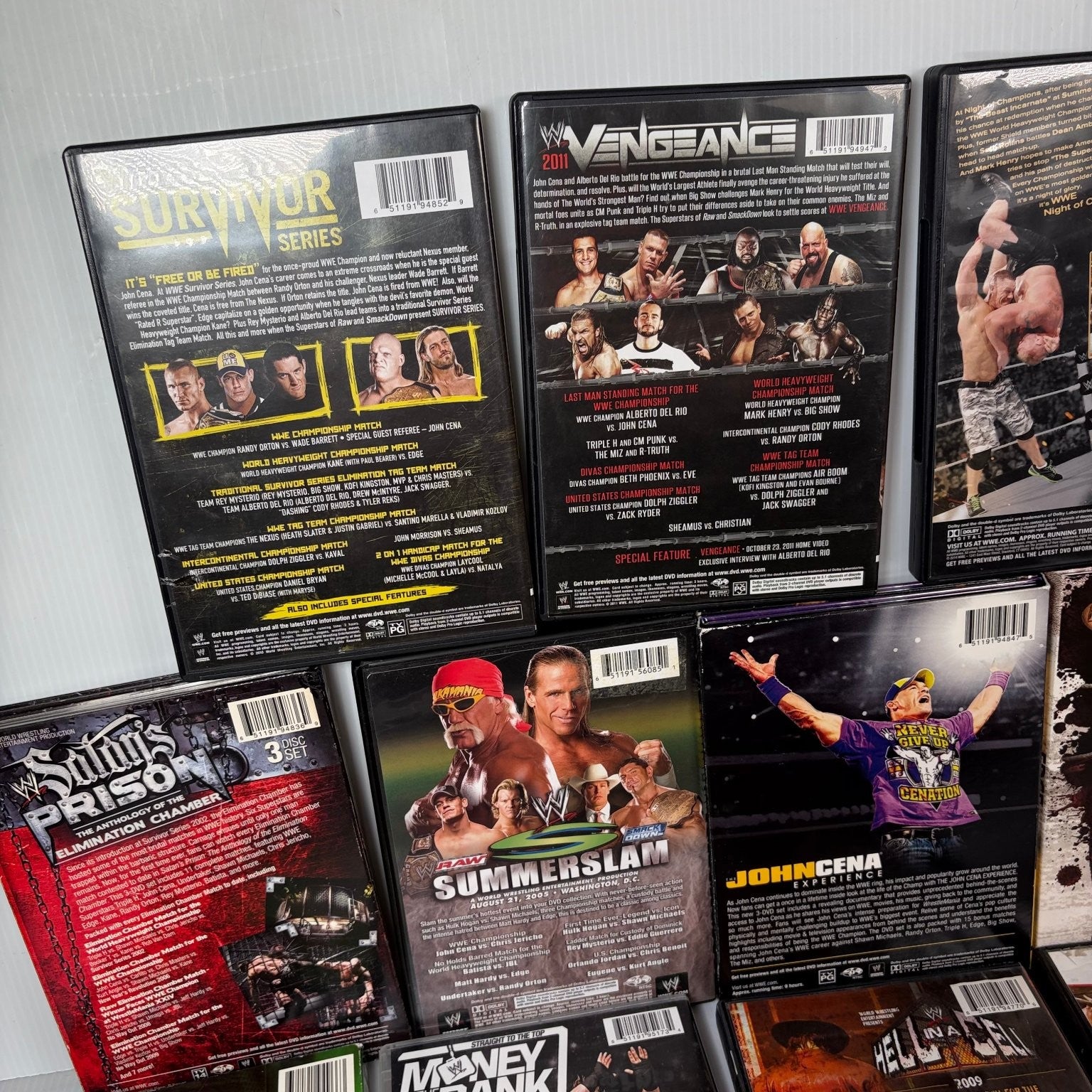 Lot of 15 WWE Pay-Per-View & Anthology DVD Sets Summerslam, Satan's Prson & More