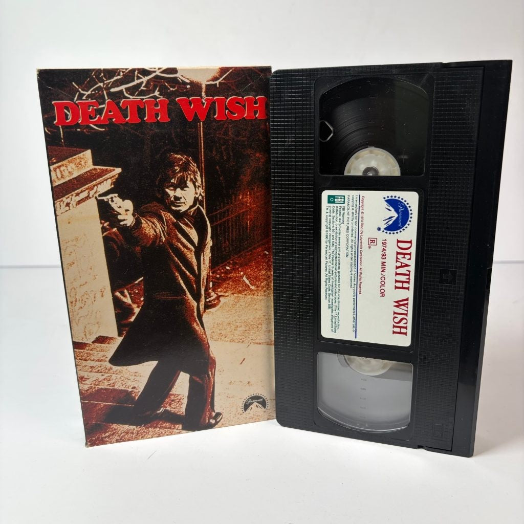 Death Wish VHS Charles Bronson 1974 Paramount Michael Winner Vigilante Action