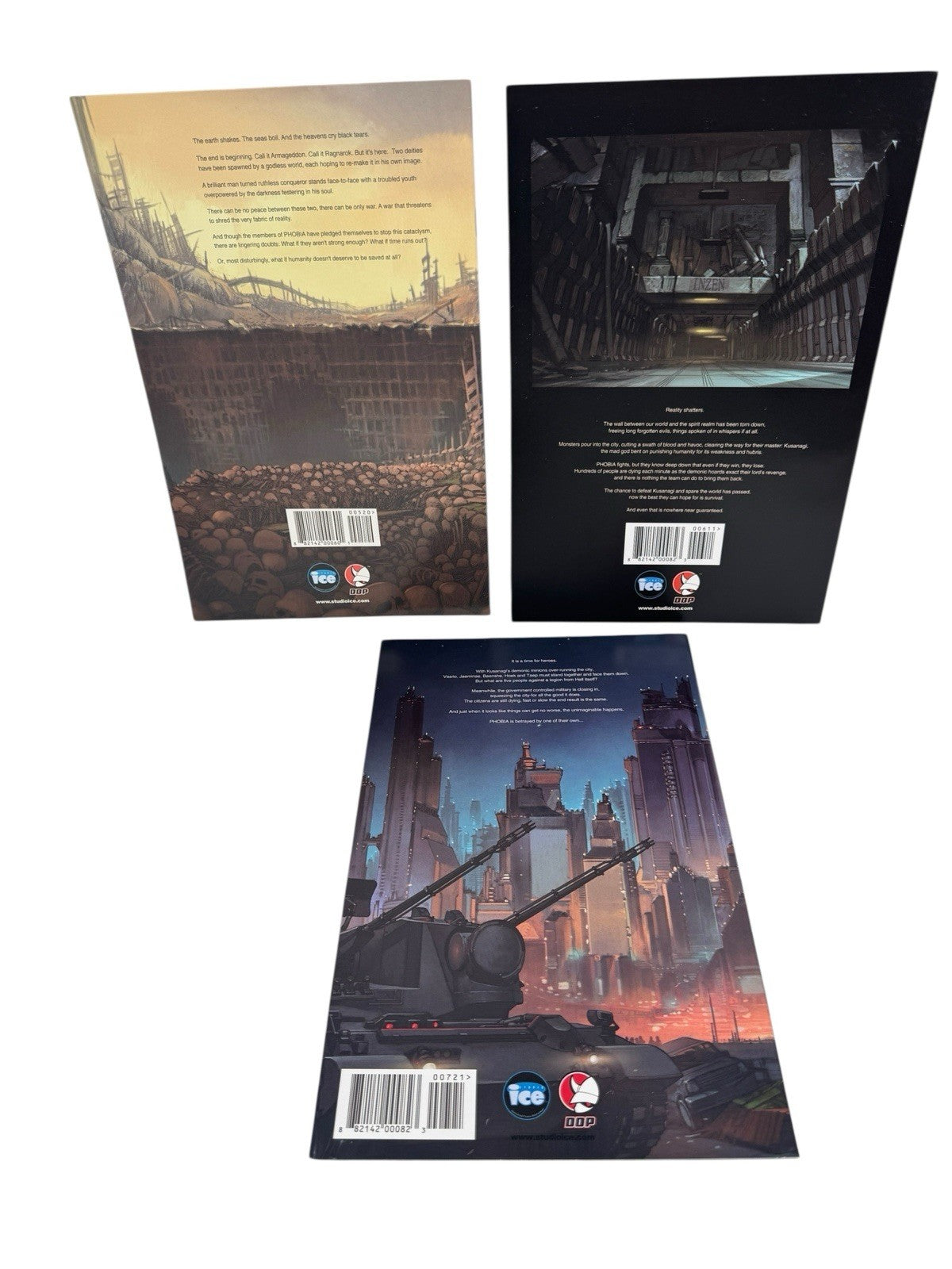 Mega City 909 Lot Of 6 Comics 1B, 4A, 4B, 5B, 6A, 7B NM Bagged & Boarded