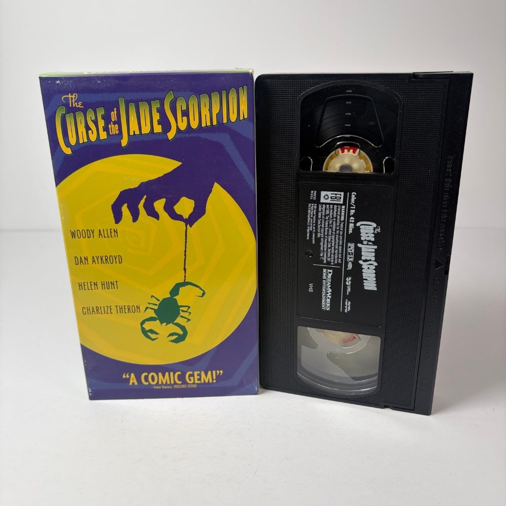 The Curse of the Jade Scorpion VHS Woody Allen Dan Aykroyd Helen Hunt DreamWorks