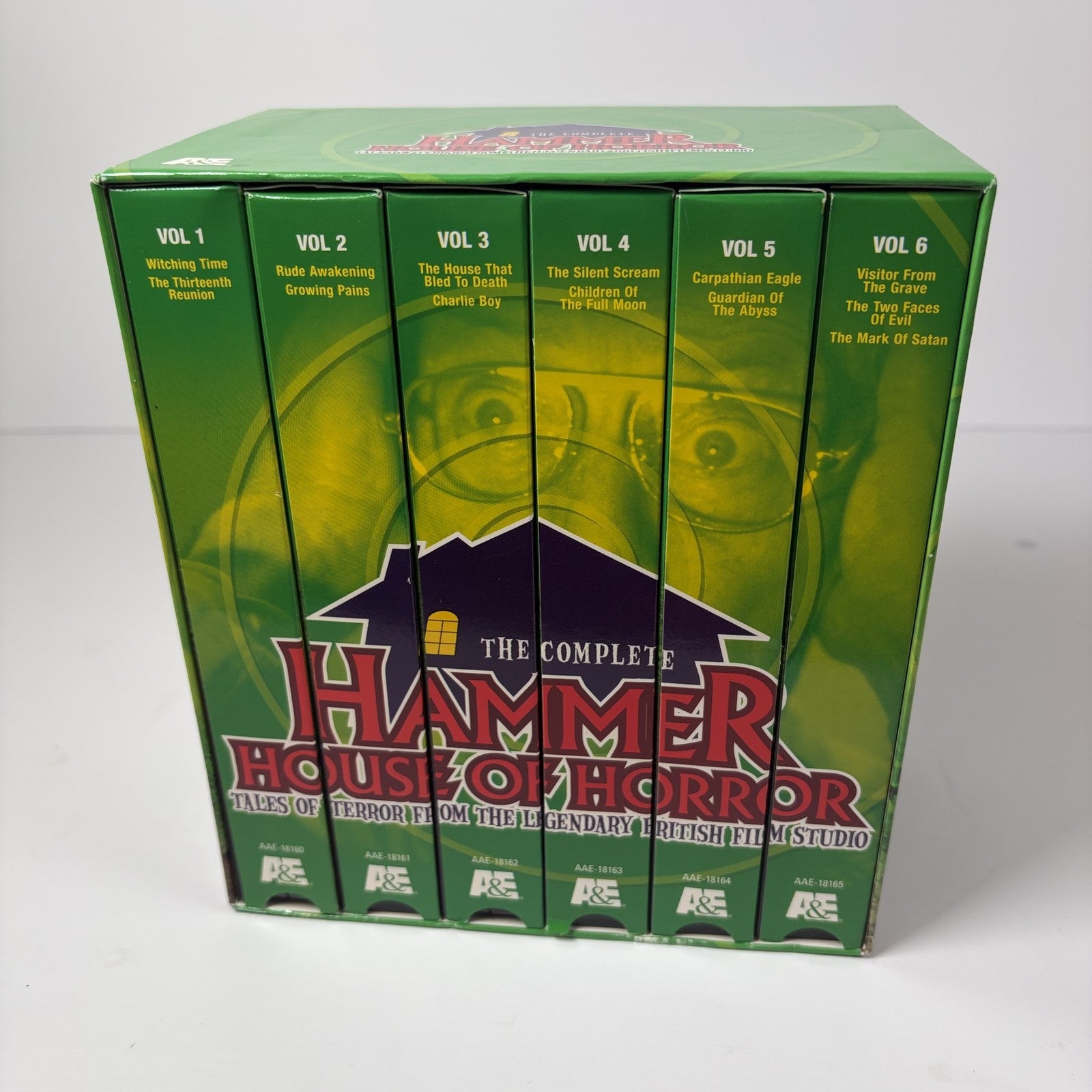 The Complete Hammer House of Horror VHS Set - Volumes 1-6 A&E British Film