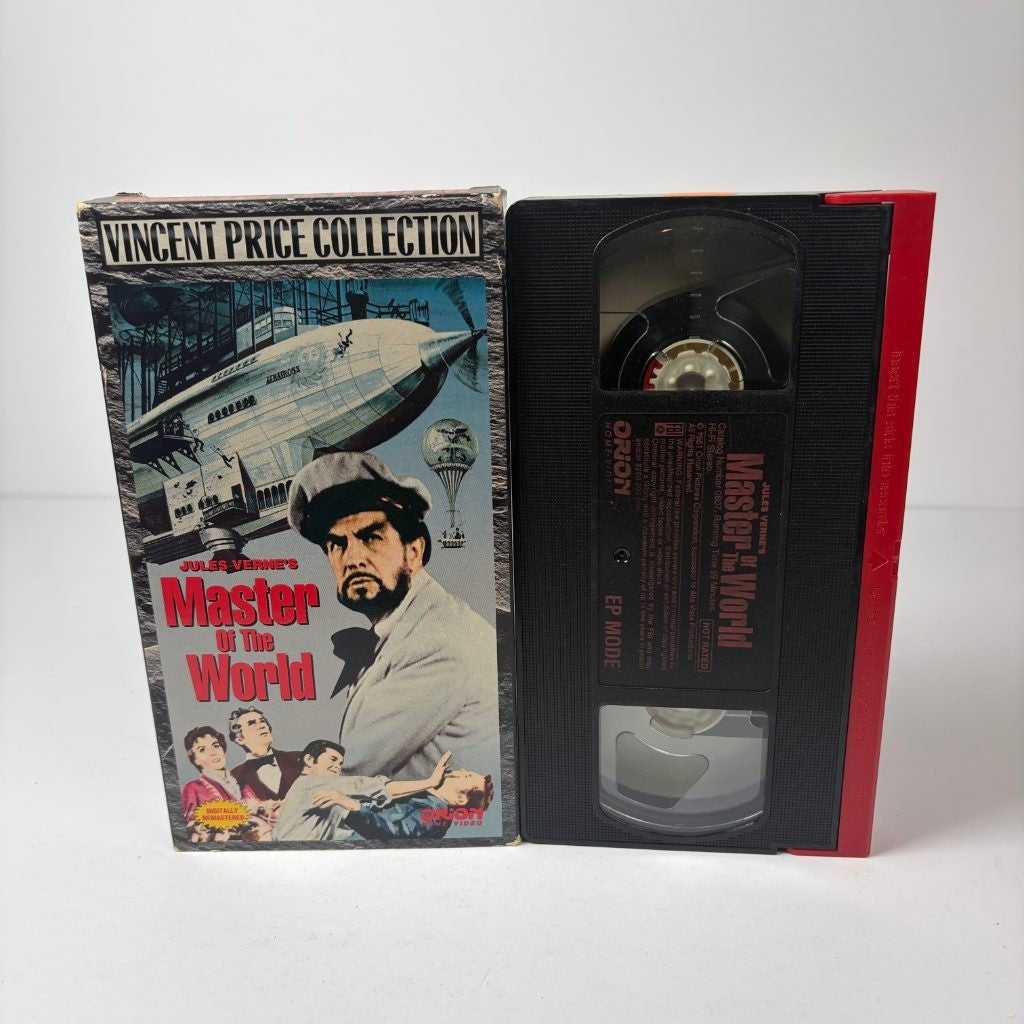 Jules Verne's Master of the World VHS Vincent Price Collection Orion Sci-Fi