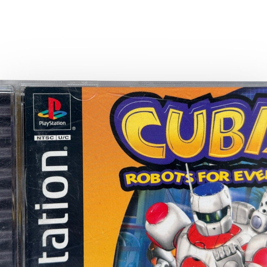 Cubix Robots for Everyone Race'n Robots PS1 Game Complete CIB Black Label by 3DO