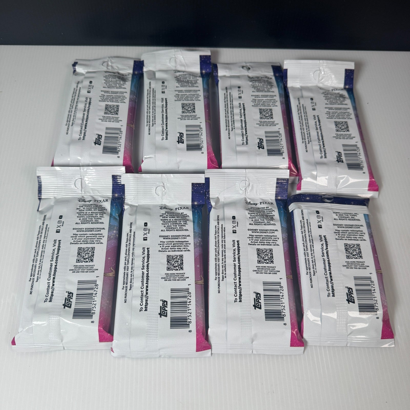 Disney Topps Wonder 2025 Fat Pack 25 Cards Lot of 8 Sealed Packs