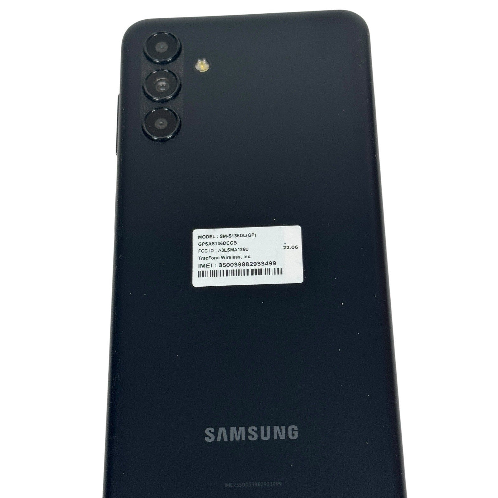 SAMSUNG A13 5G SM-S136DL Galaxy 64gb Black Tracfone i