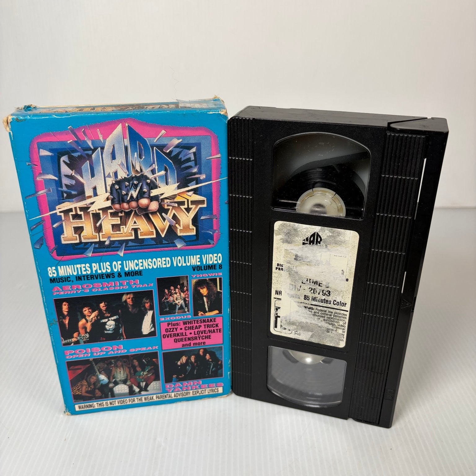 Shake Rattle & Heavy Vol 1 VHS 1989 Hard Rock Metal Music Video MCA
