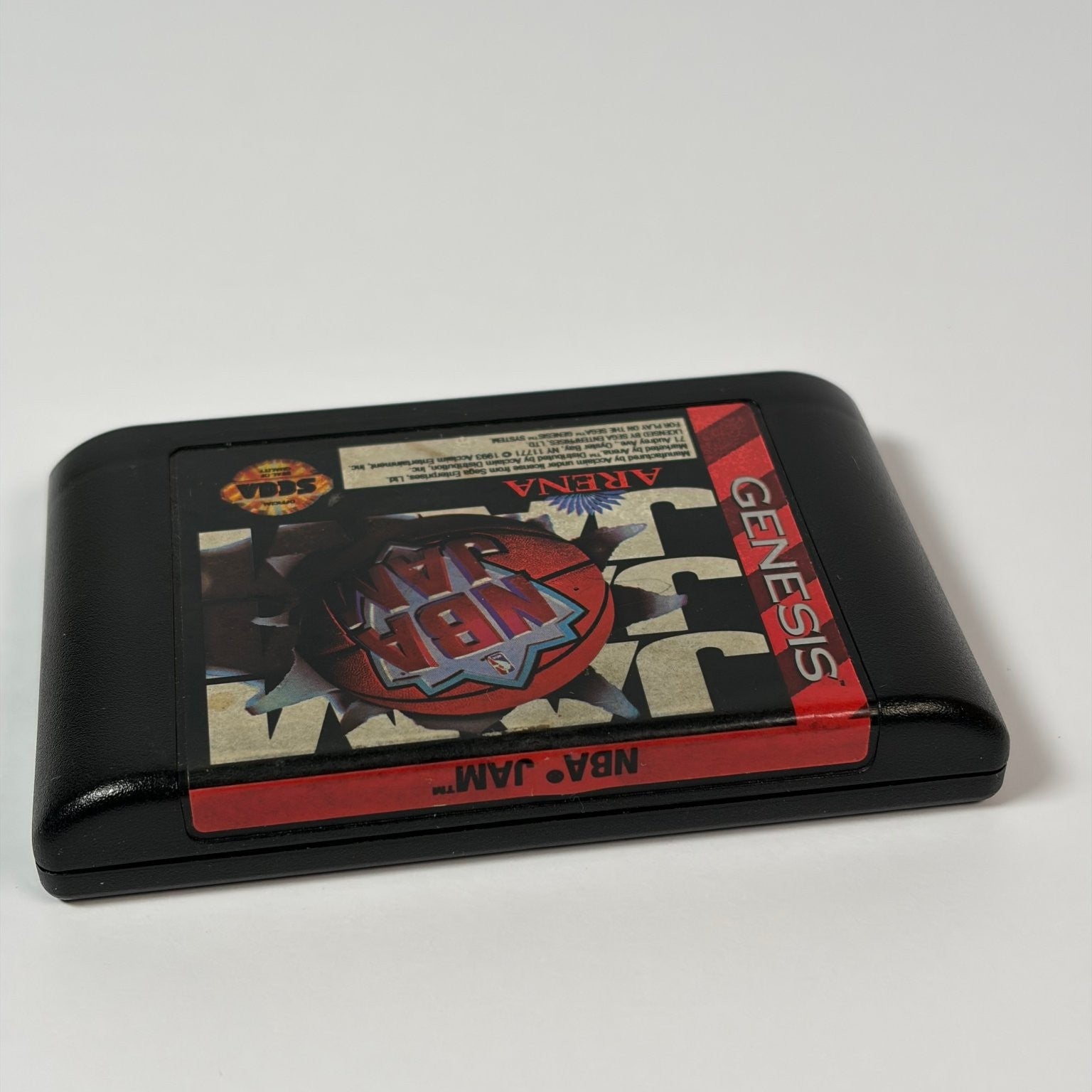 NBA Jam Sega Genesis Video Game Arcade Basketball Multiplayer Authentic