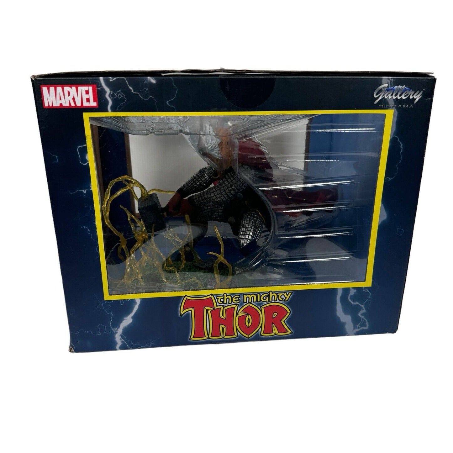 Marvel Comics The Mighty Thor statue Diorama Diamond Select Toy, New in Open Box