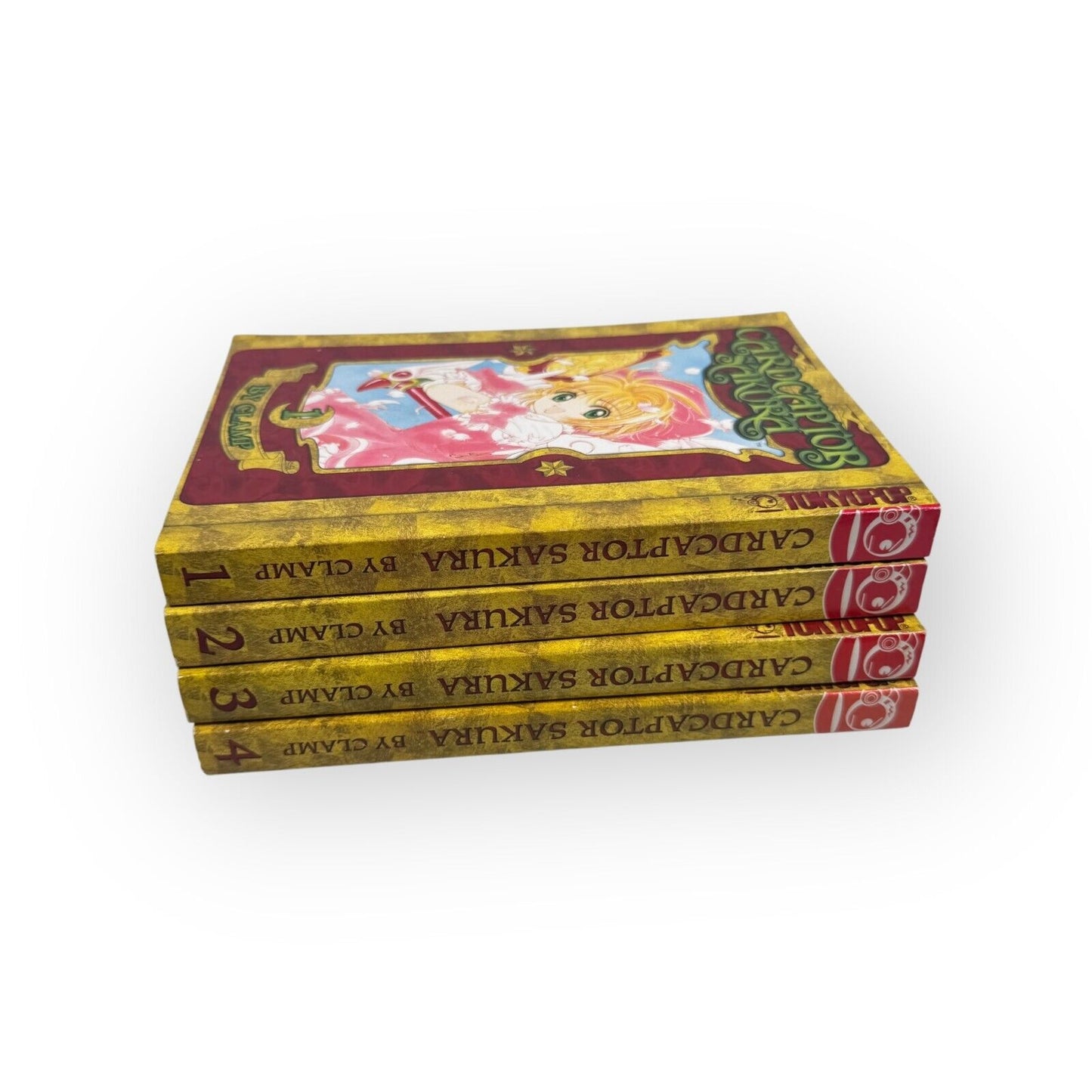 Cardcaptor Sakura Volumes 1-4 English Manga by Clamp Tokyopop