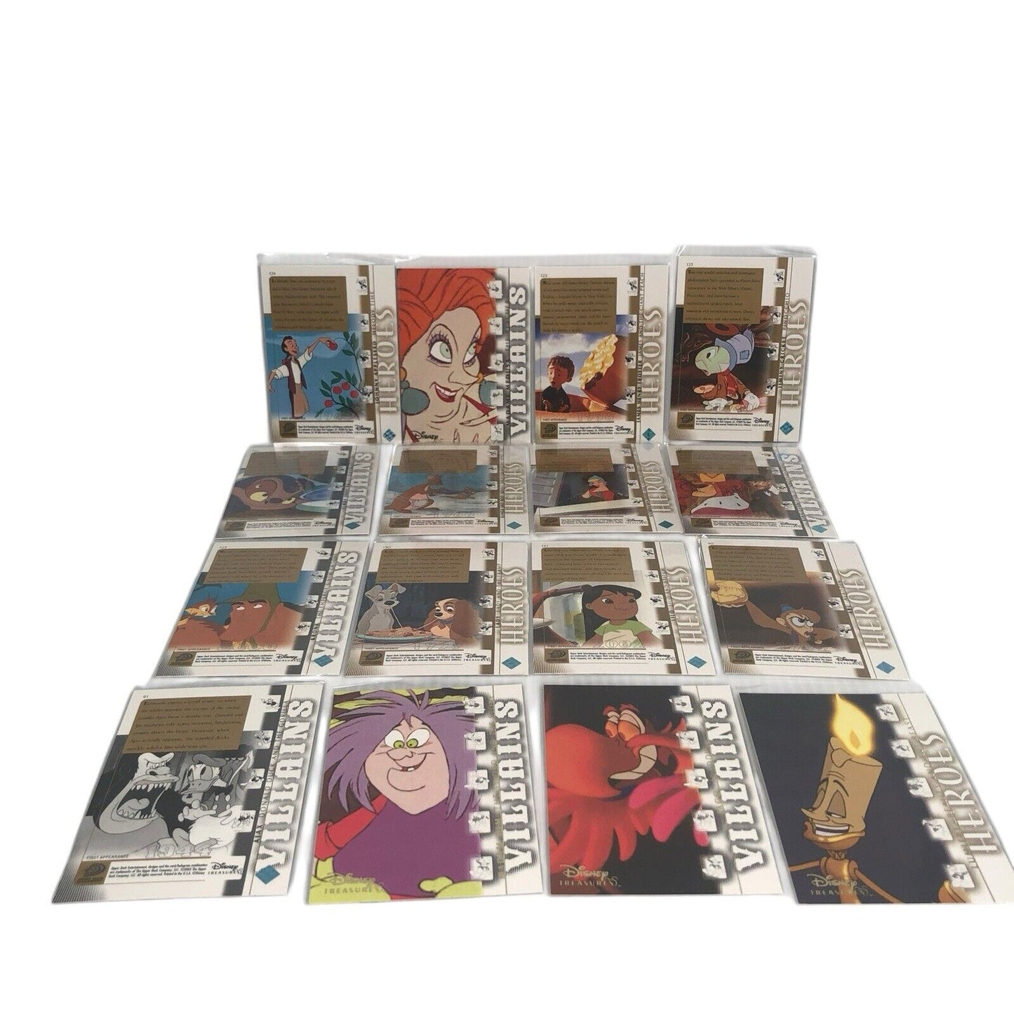 2003 UPPER DECK DISNEY TREASURES SERIES 2 COMPLETE BASE SET