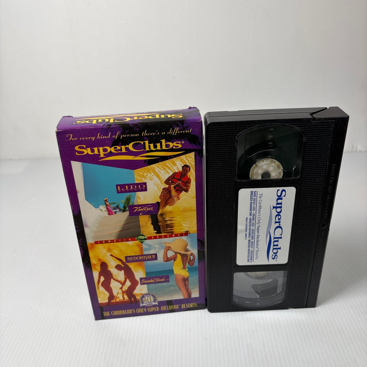 SuperClubs Resorts VHS Informational Travel Video Caribbean All-Inclusive
