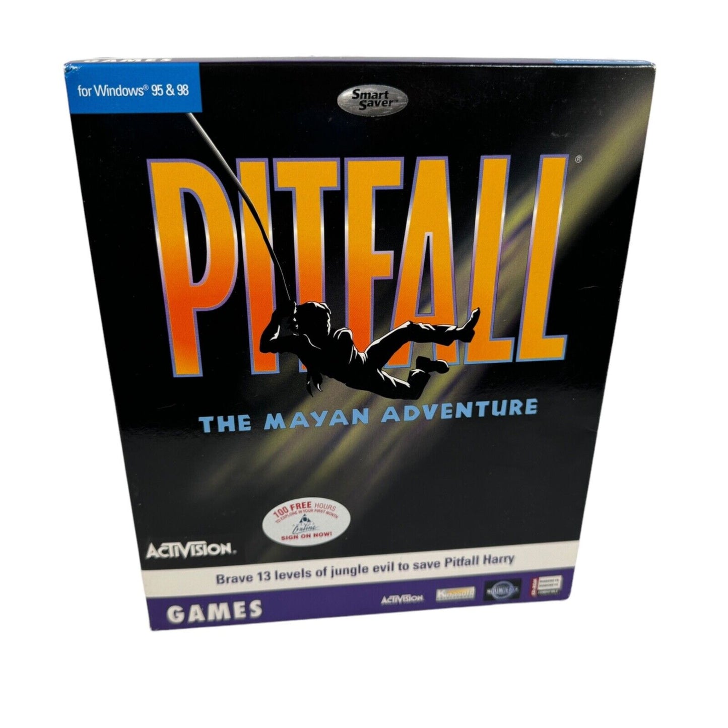 Pitfall: The Mayan Adventure PC Game Big Box Activision Win 95 & 98 Sealed