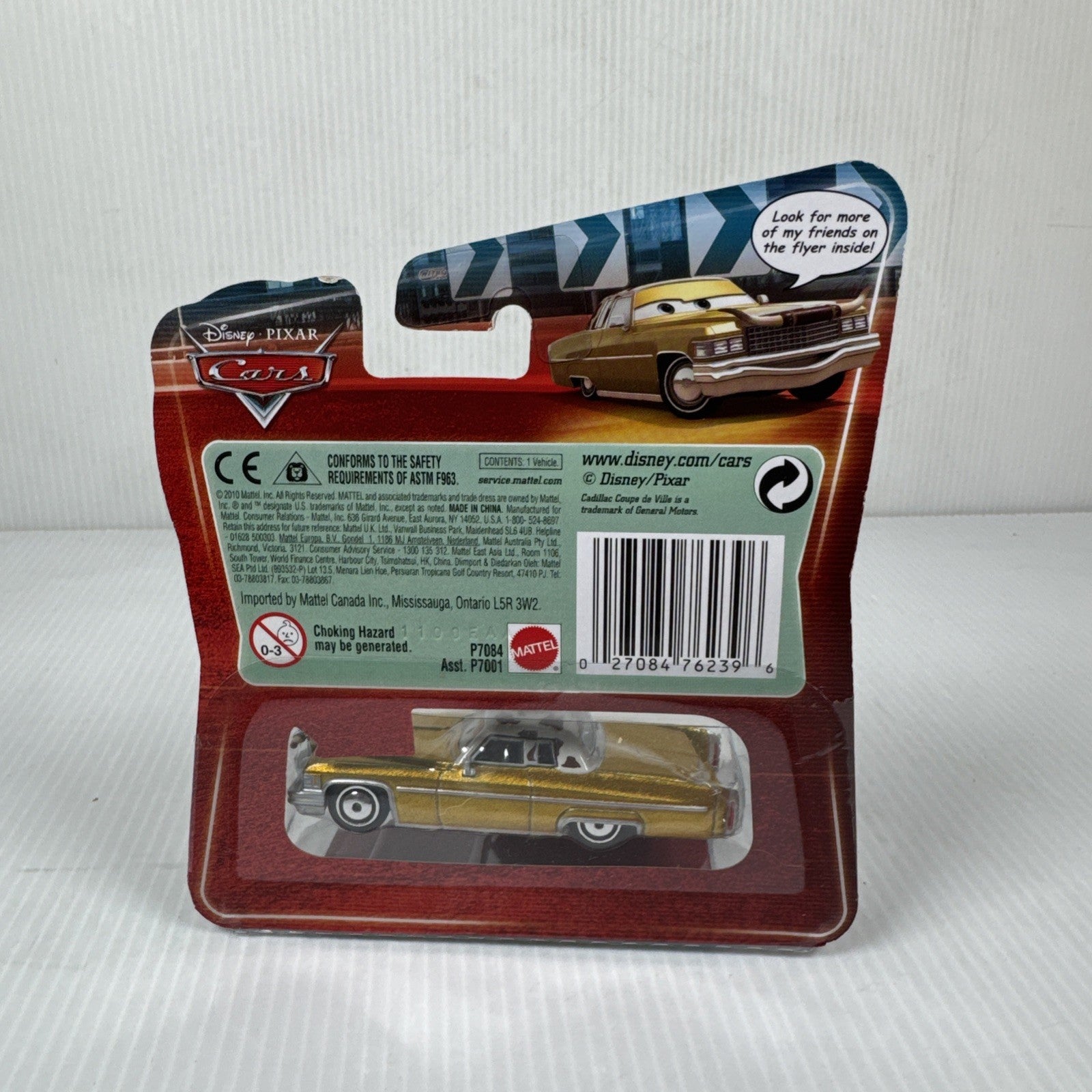 2010 Disney Pixar Cars Look! My Eyes Change! Tex Dinoco #29 NEW!