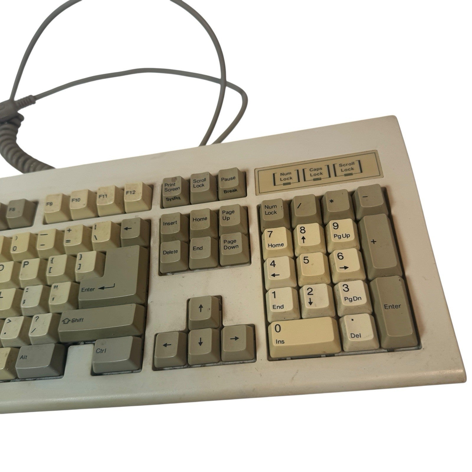 Vintage Chicony KB-5311 Mechanical Keyboard Coiled Cable Thailand