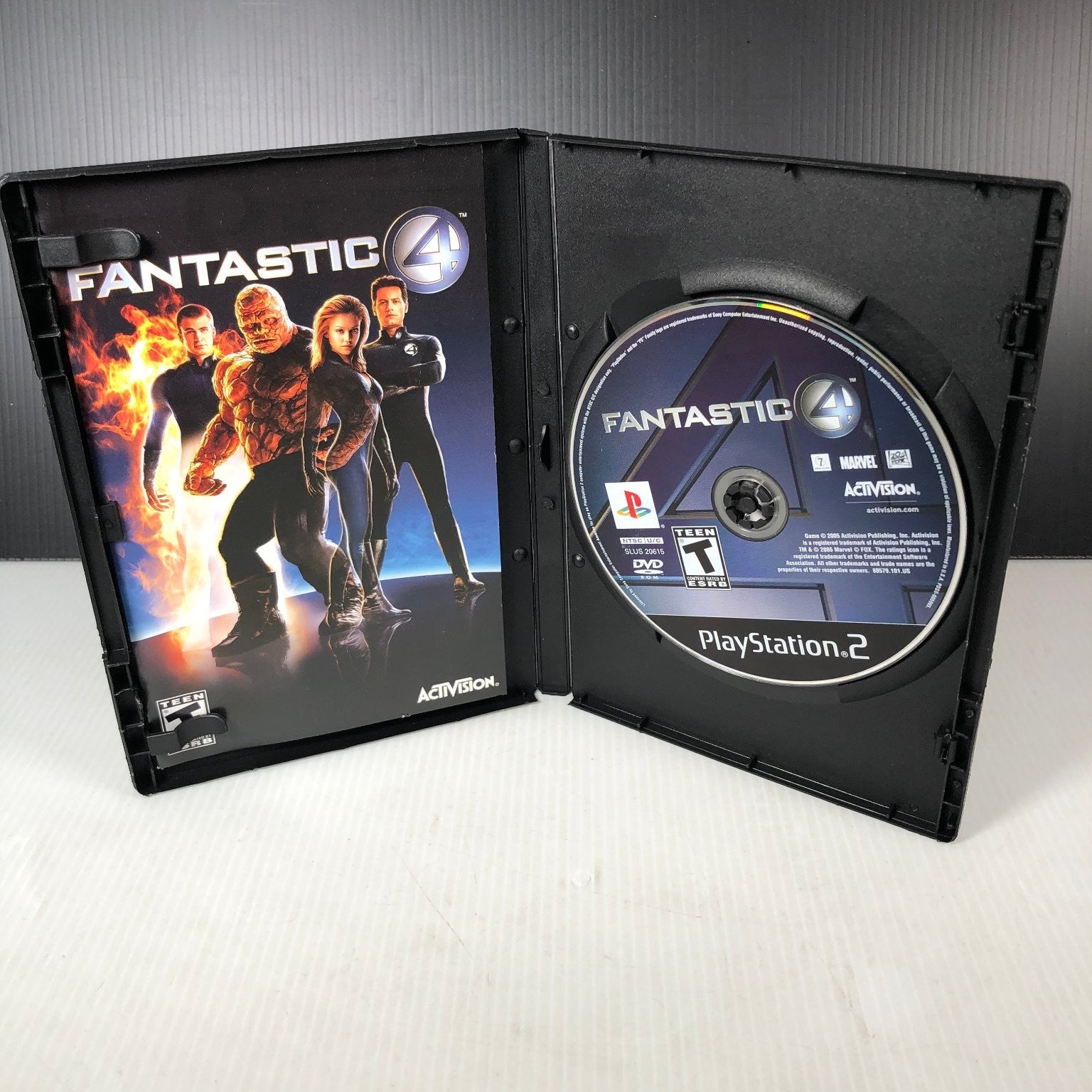 Fantastic 4 PlayStation 2 Video Game Multiplayer Co-Op Marvel Complete CIB