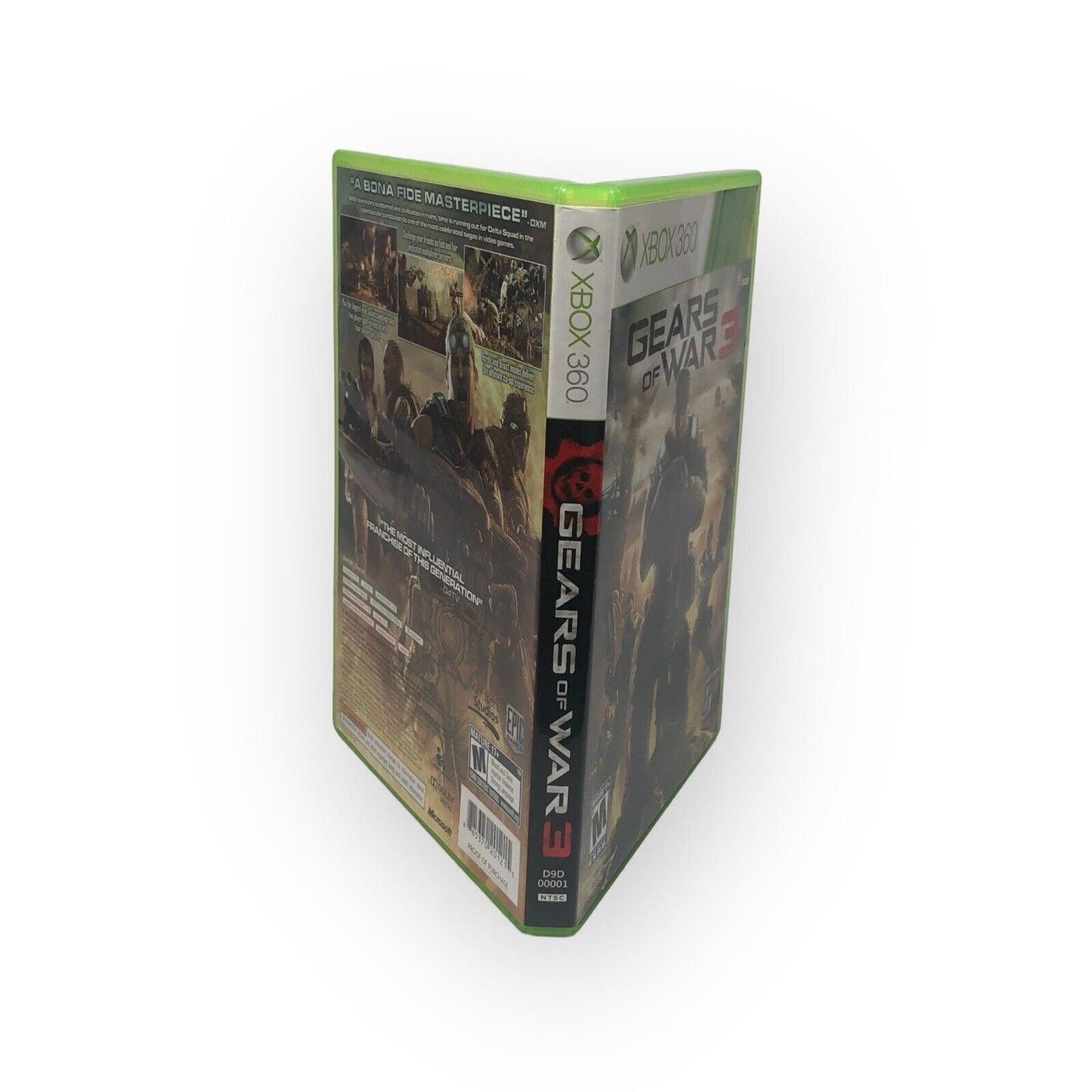 Gears of War 3 (Microsoft Xbox 360) Complete w/ Manual Tested