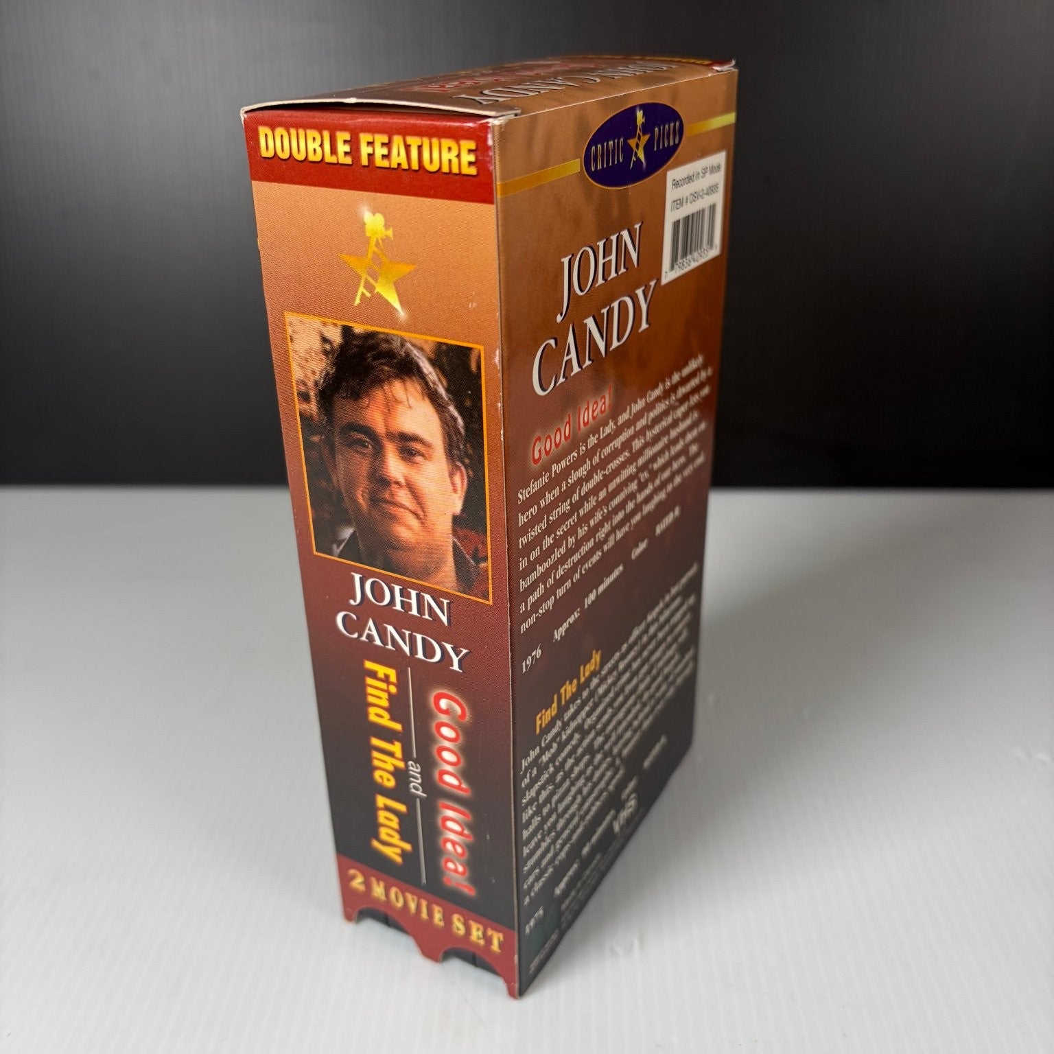 Good Idea! & Find The Lady VHS 1970s John Candy Comedy Double Feature Picks