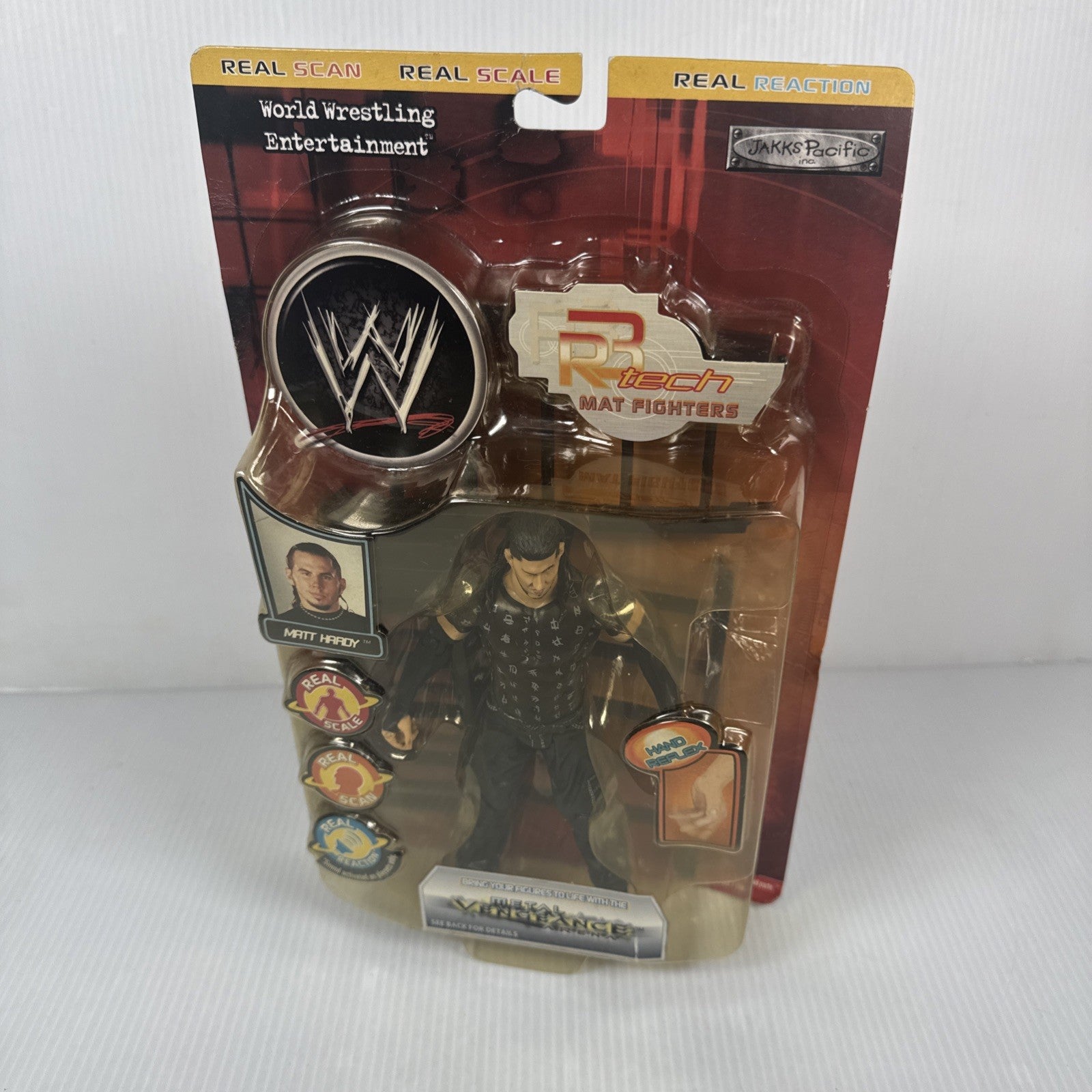 WWE Matt Hardy R3 Tech Mat Fighters Metal Vengeance