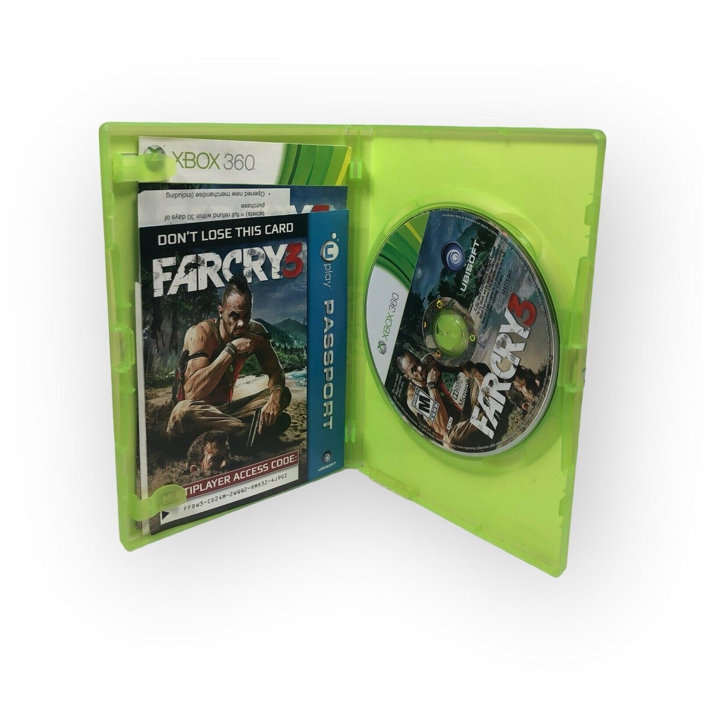 Far Cry 3 Microsoft Xbox 360, 2012 Ubisoft CIB Complete w/ Manual Tested Working