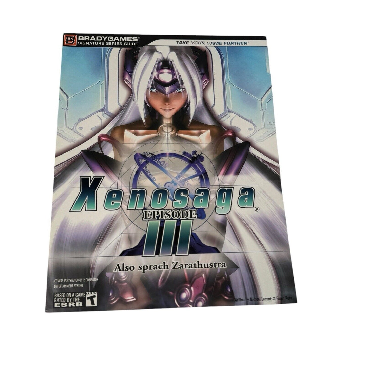 XENOSAGA EPISODE III Strategy Guide Book Bradygames 2006 w/ Poster