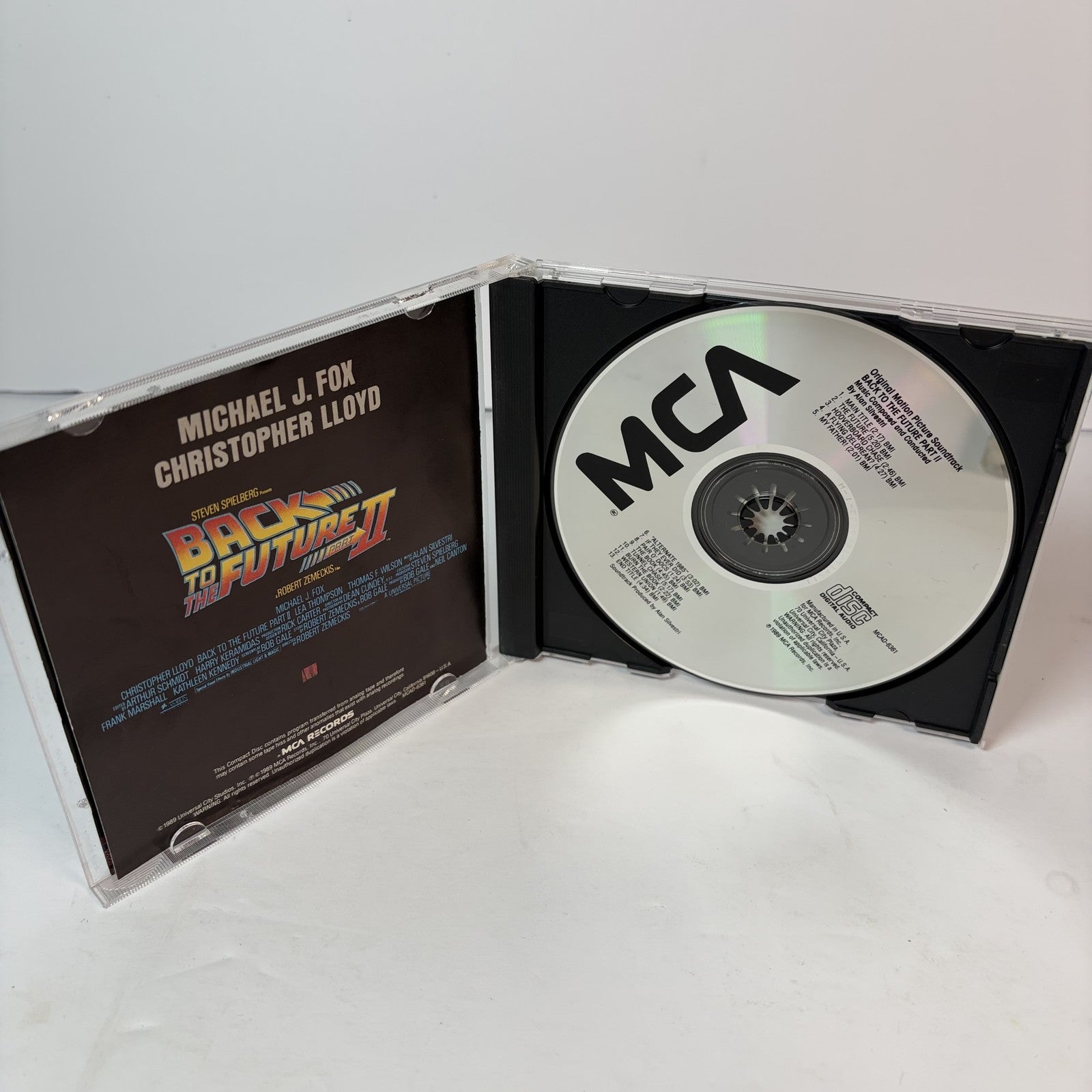 Back to the Future Part II Original Motion Picture Soundtrack CD Alan Silvestri