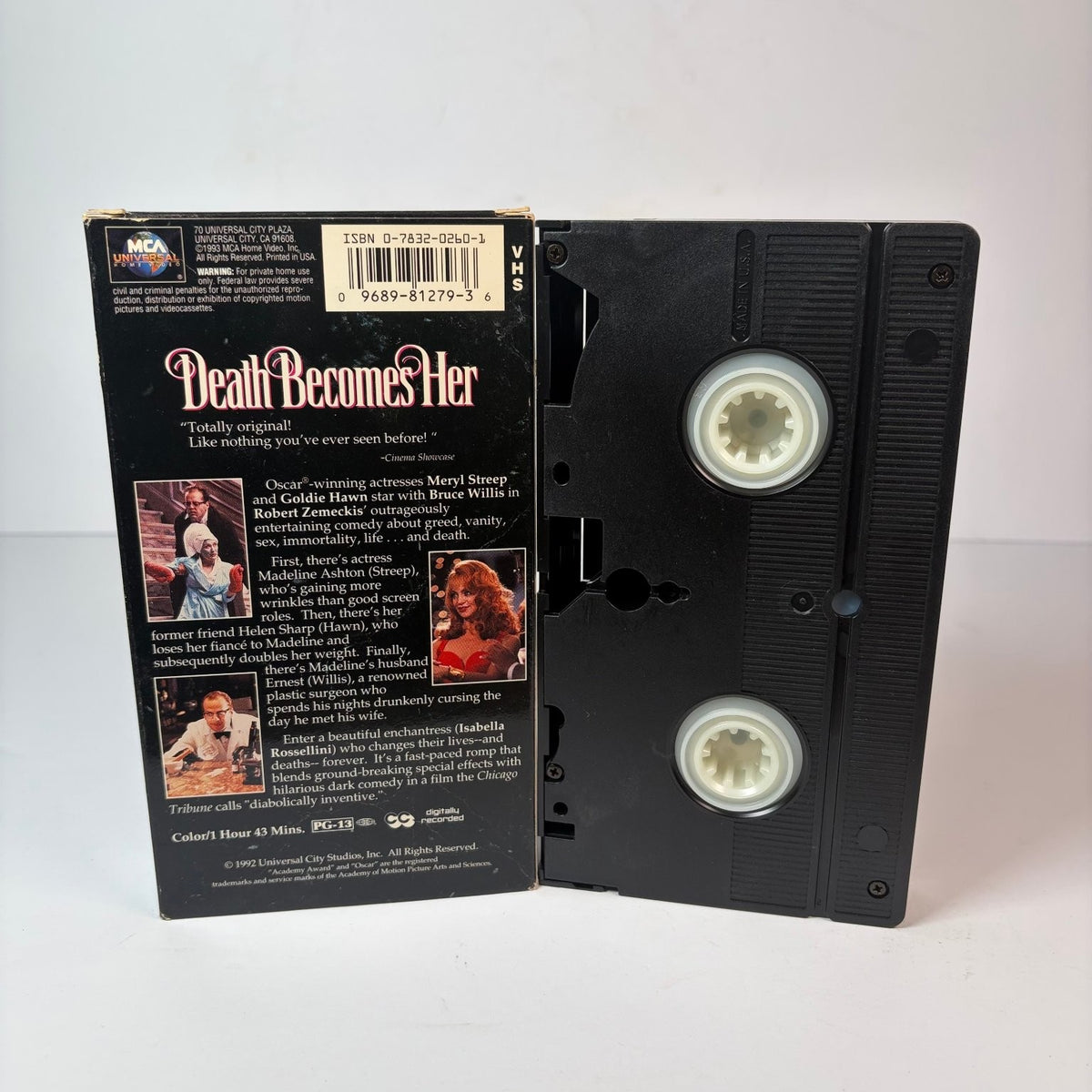 Death Becomes Her VHS 1992 Dark Comedy Fantasy MCA Universal