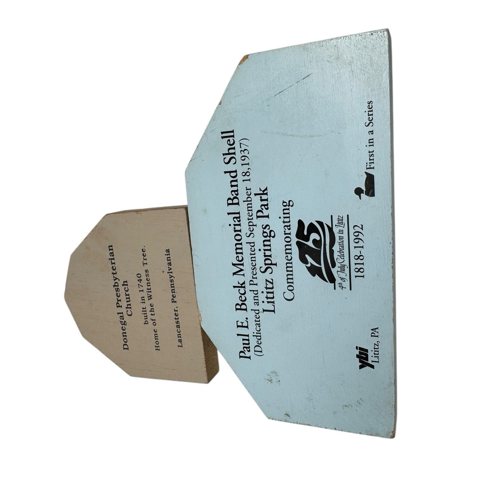 Lot Of 4 Wooden Houses 90s & 2000s Lancaster Area Cat’s Meow & Unbranded