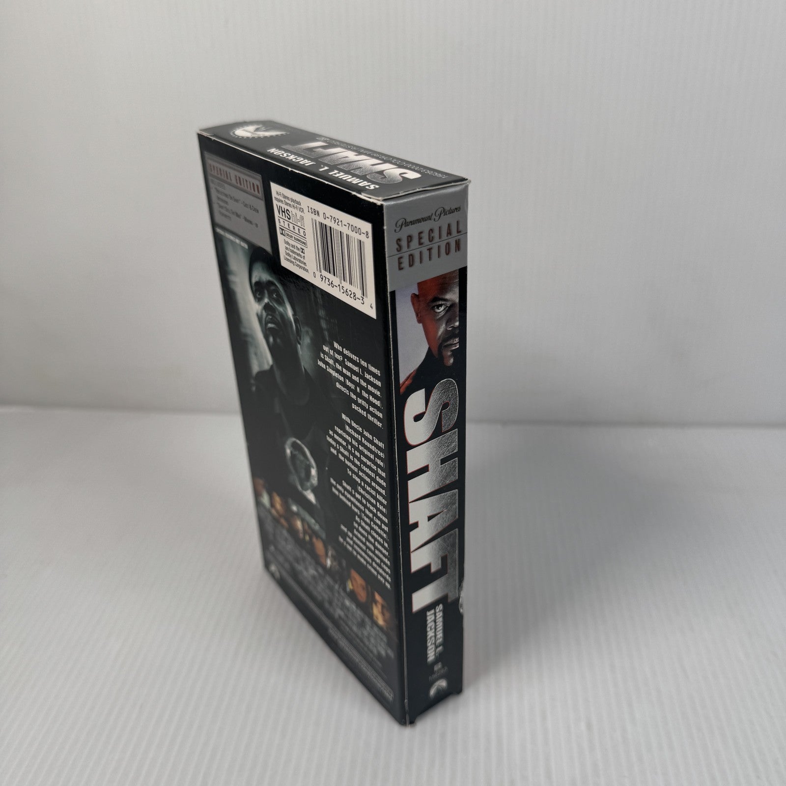 Shaft Special Edition VHS Samuel L Jackson Paramount Crime Thriller Movie Paramo