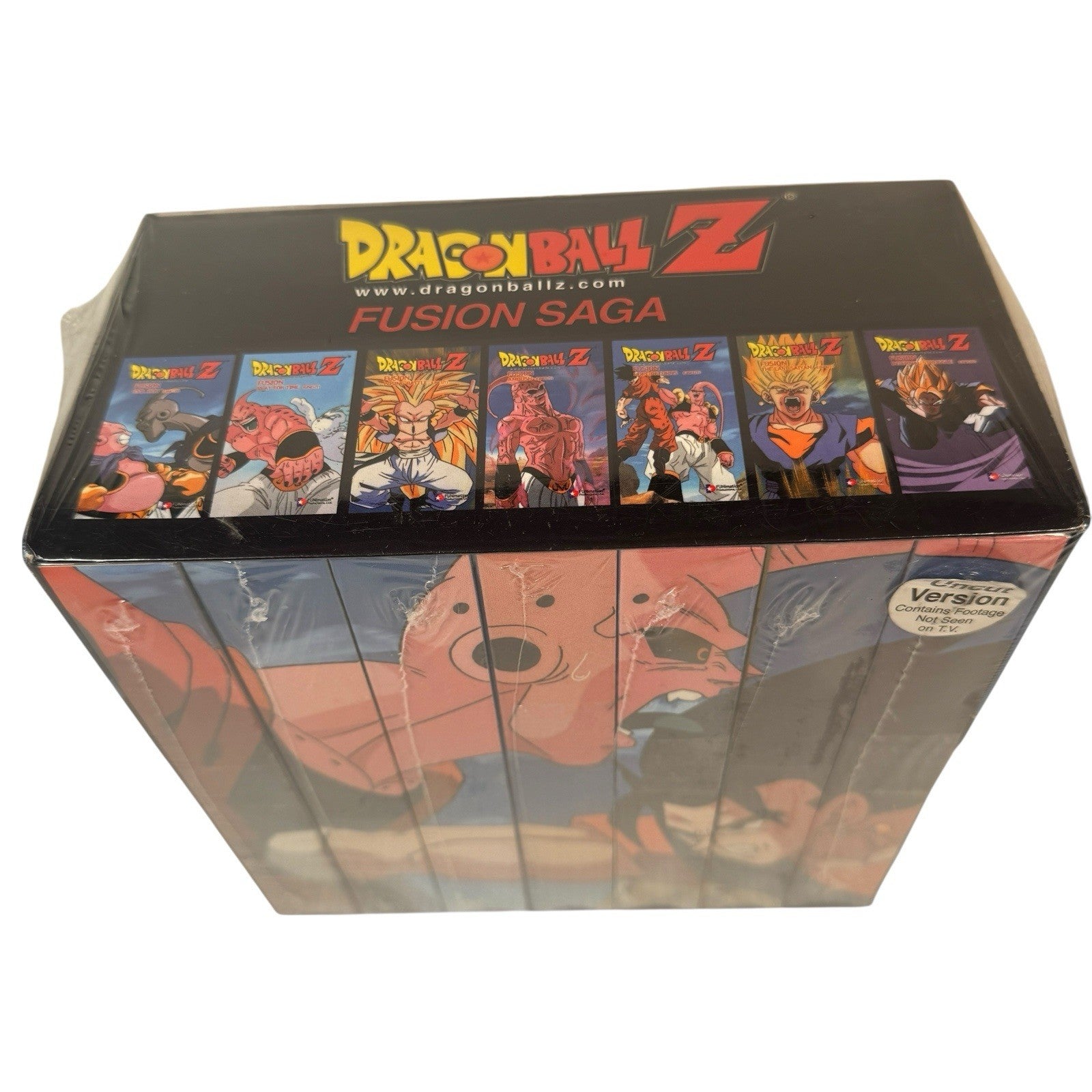 Dragon Ball Z FUSION Saga VHS Box Set UNCUT Rare Collectible DBZ Tapes Sealed