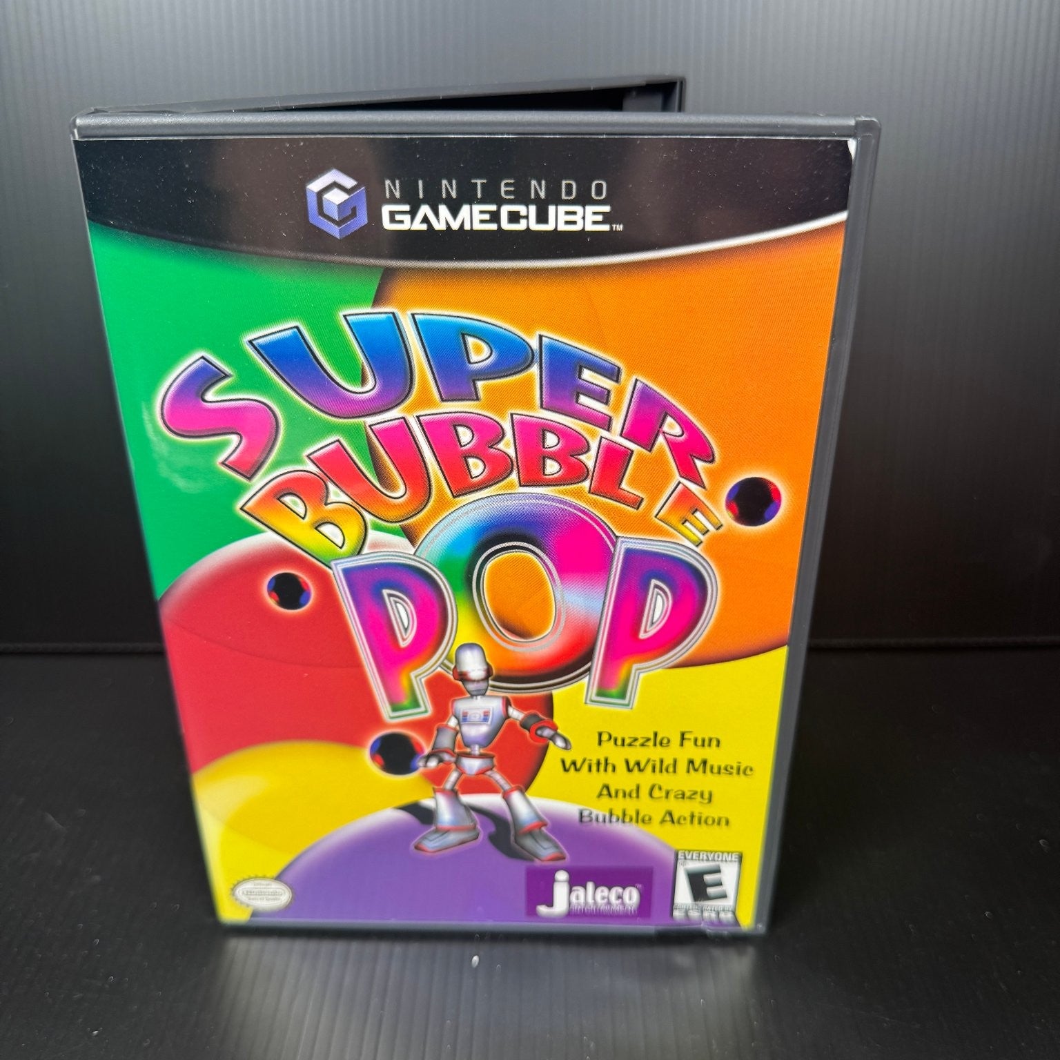Super Bubble Pop Nintendo GameCube Complete CIB Video Game Puzzle Multiplayer