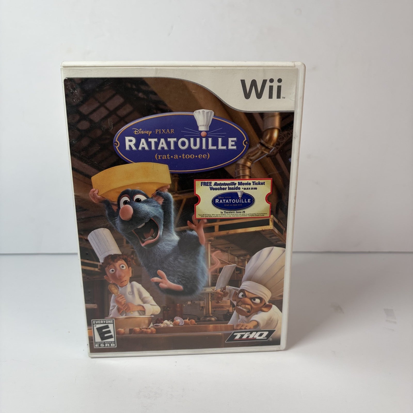 Disney Pixar Ratatouille Nintendo Wii Game THQ Action Adventure E Rated Complete
