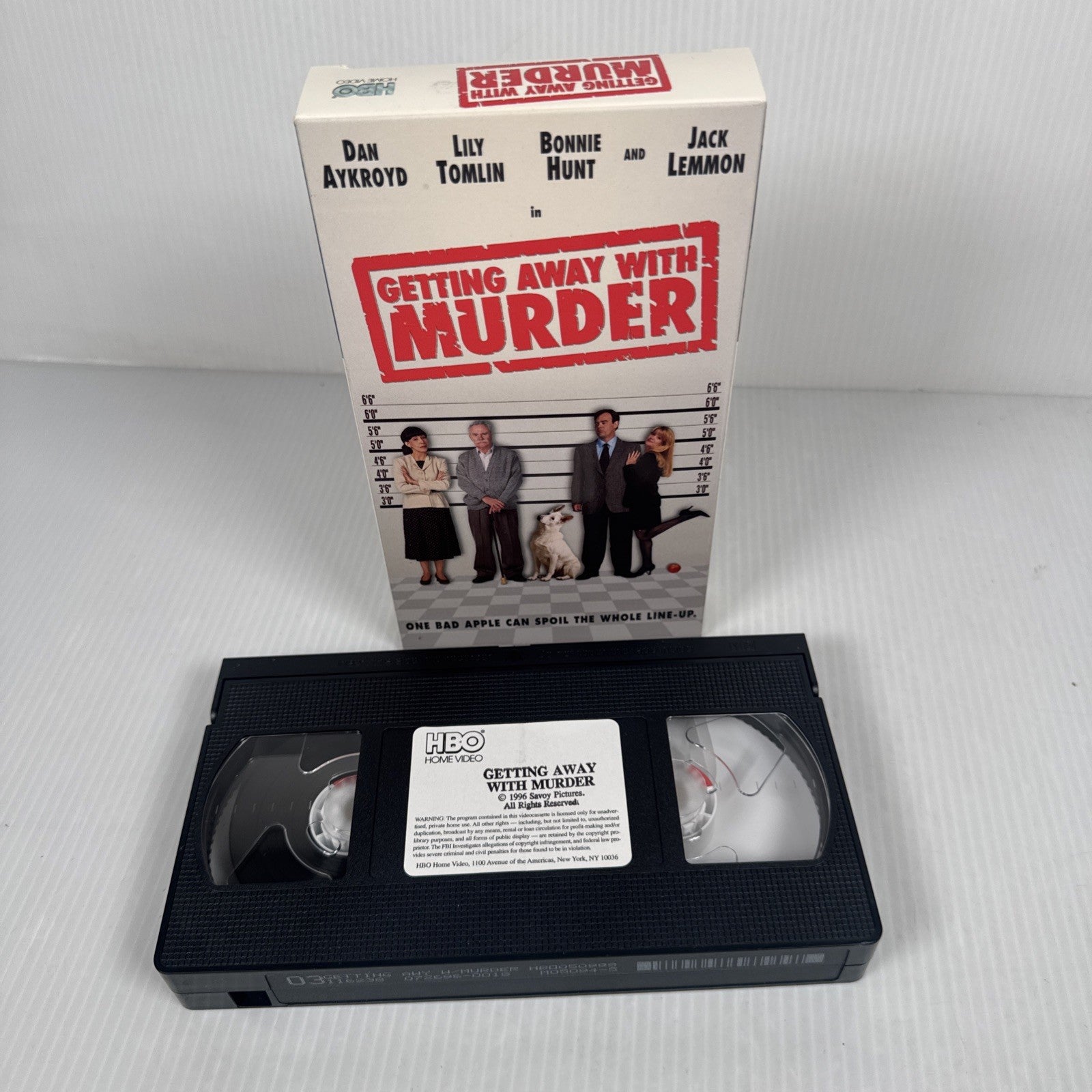 Getting Away With Murder (VHS, 1996) Dan Aykroyd Jack Lemmon Comedy