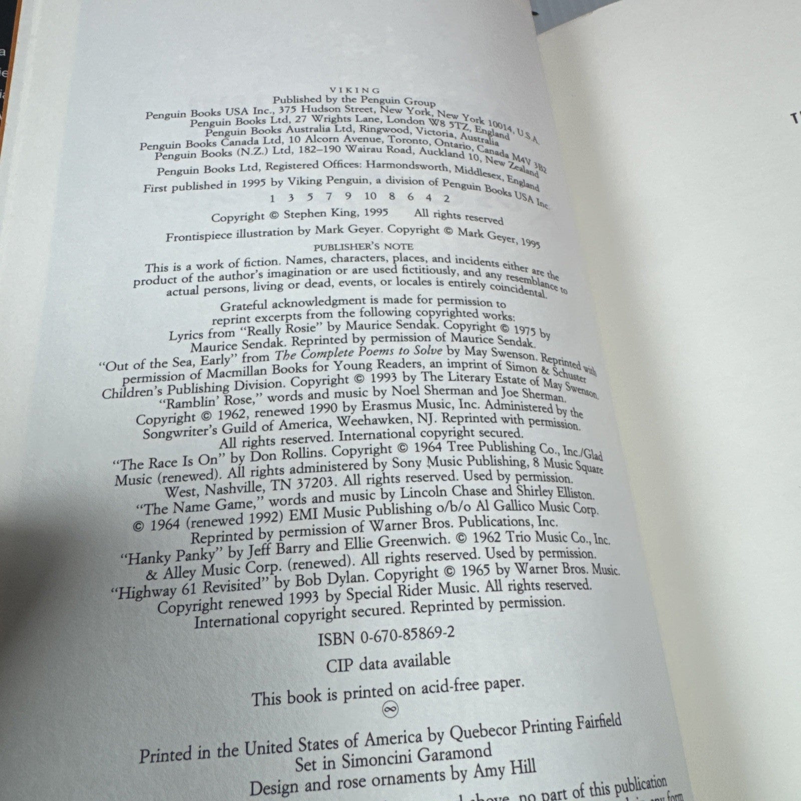 Lot Of 7 Stephen King Viking Hardcover Books Some 1st Prints Tommyknockers &More