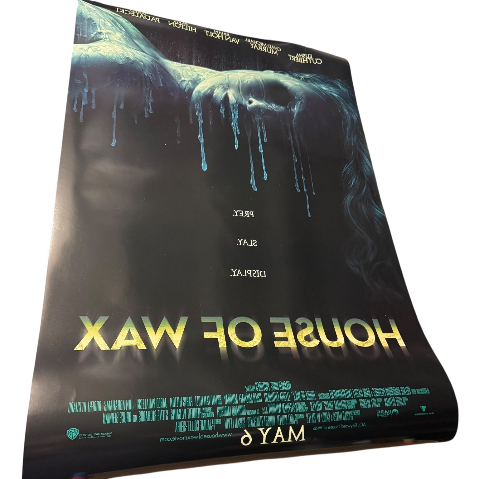 House of Wax 2005 Double Sided One-Sheet Movie Poster Warner Bros. Horror