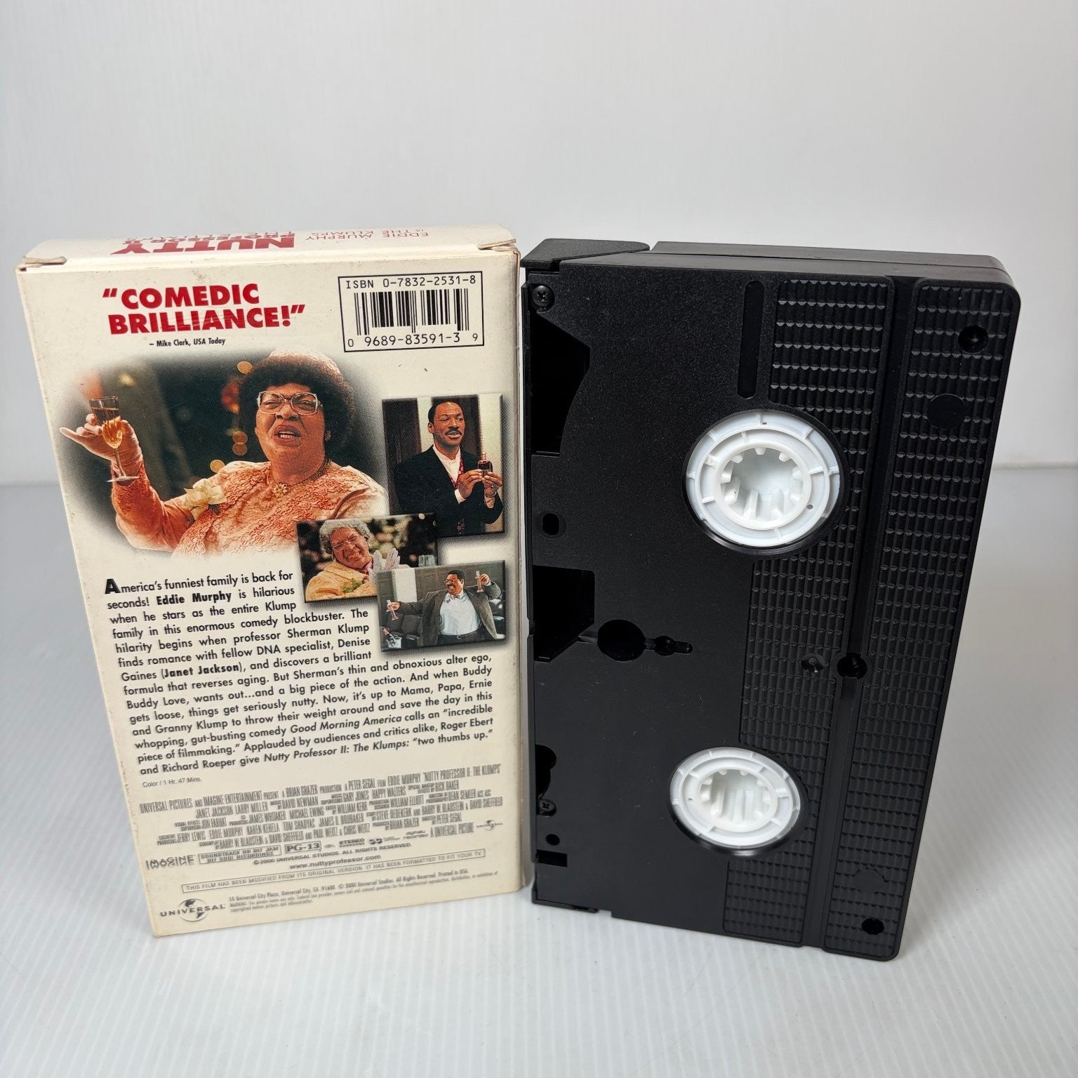 Nutty Professor II The Klumps VHS 2000 Comedy Universal PG-13 Eddie Murphy