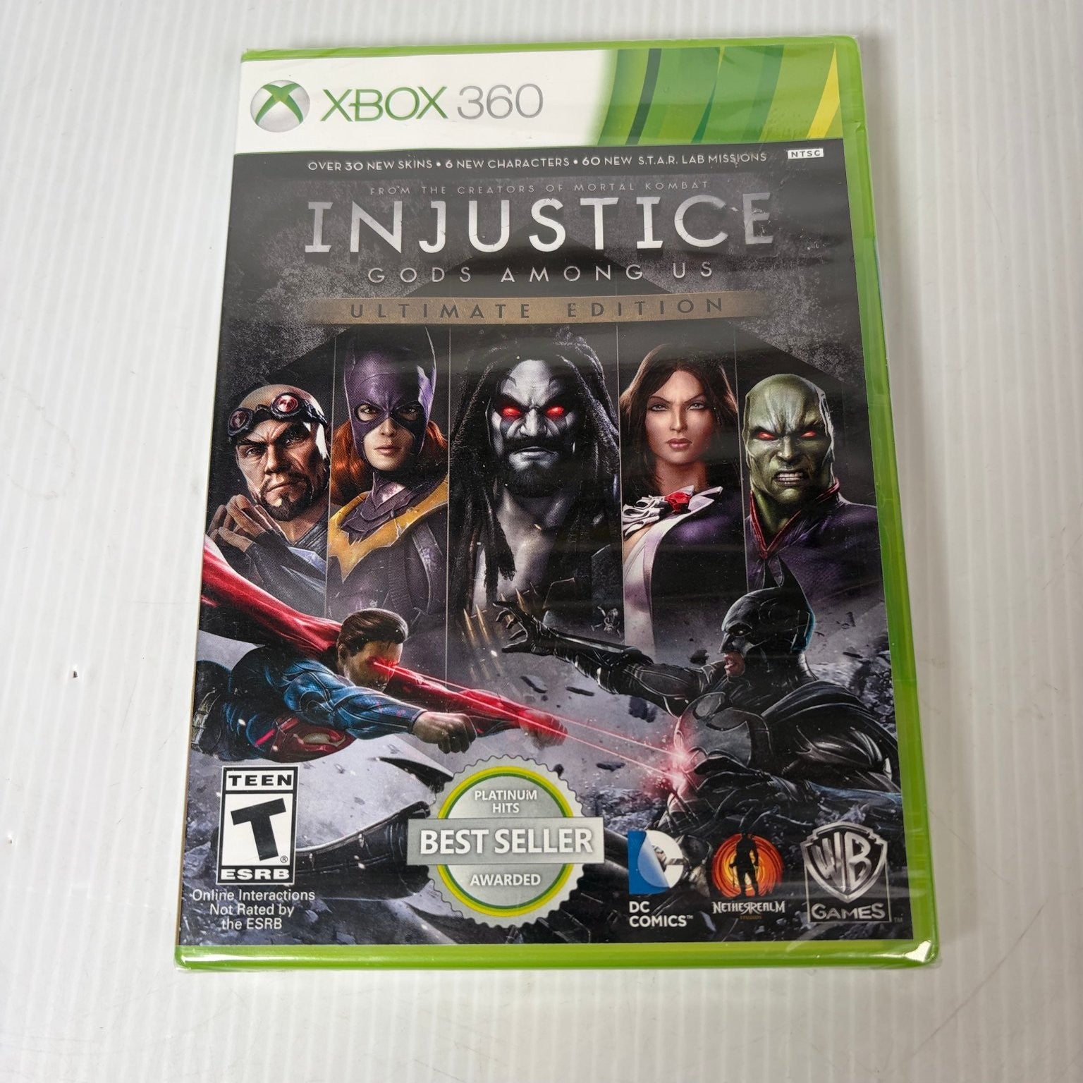 Injustice Gods Among Us Ultimate Edition Xbox 360 Fighting Video Game