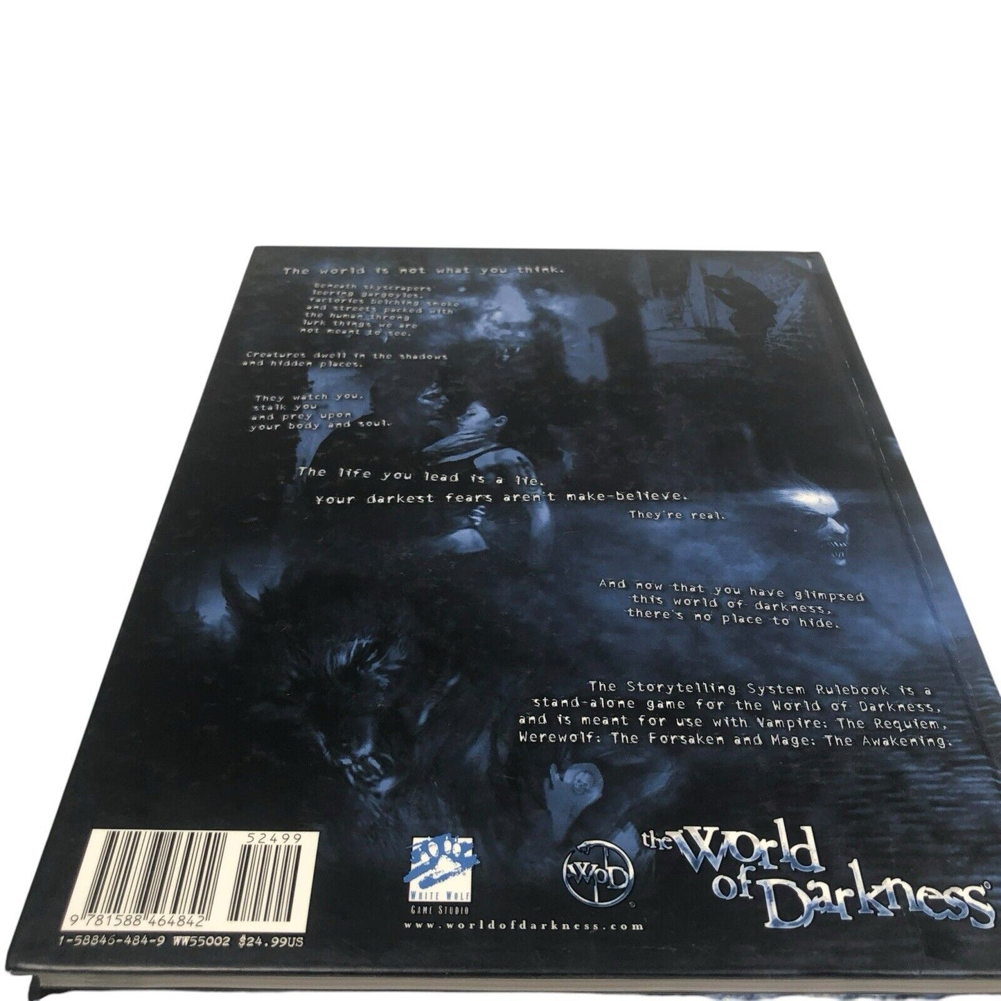 The World of Darkness RPG Storytelling System Rulebook White Wolf WW55002 Horror