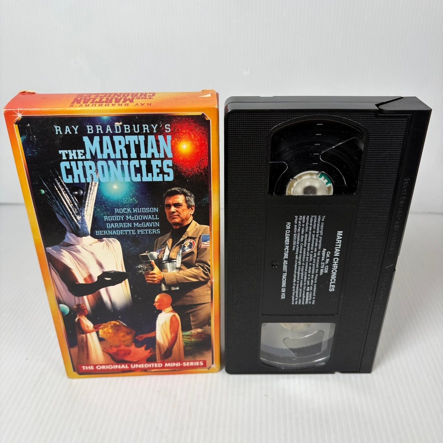 Martian Chronicles VHS 1980 Sci-Fi Miniseries Rock Hudson StarMaker