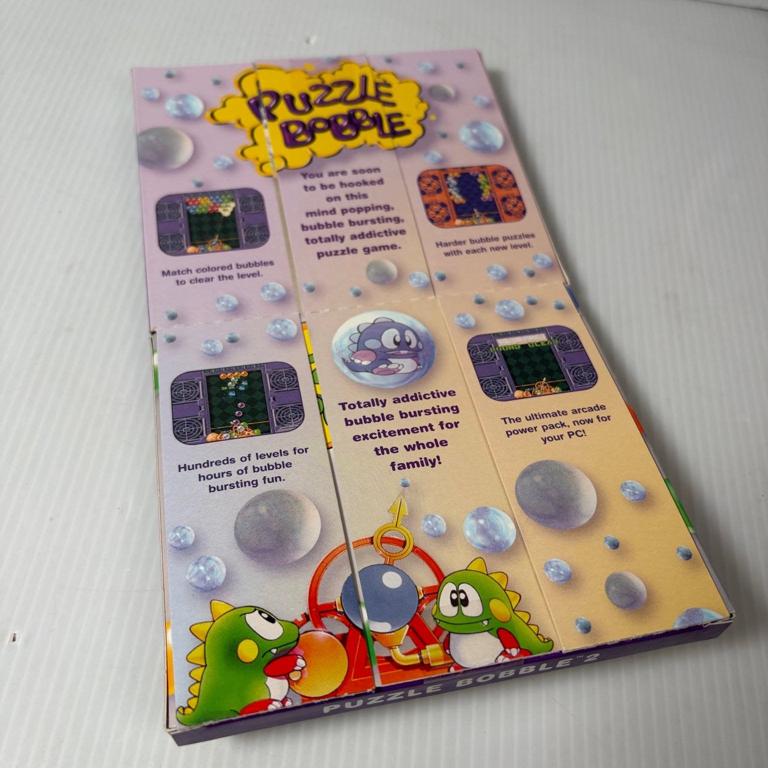 Puzzle Bobble 1 & 2 Dual Jewel PC Video Game Taito Arcade Multiplayer