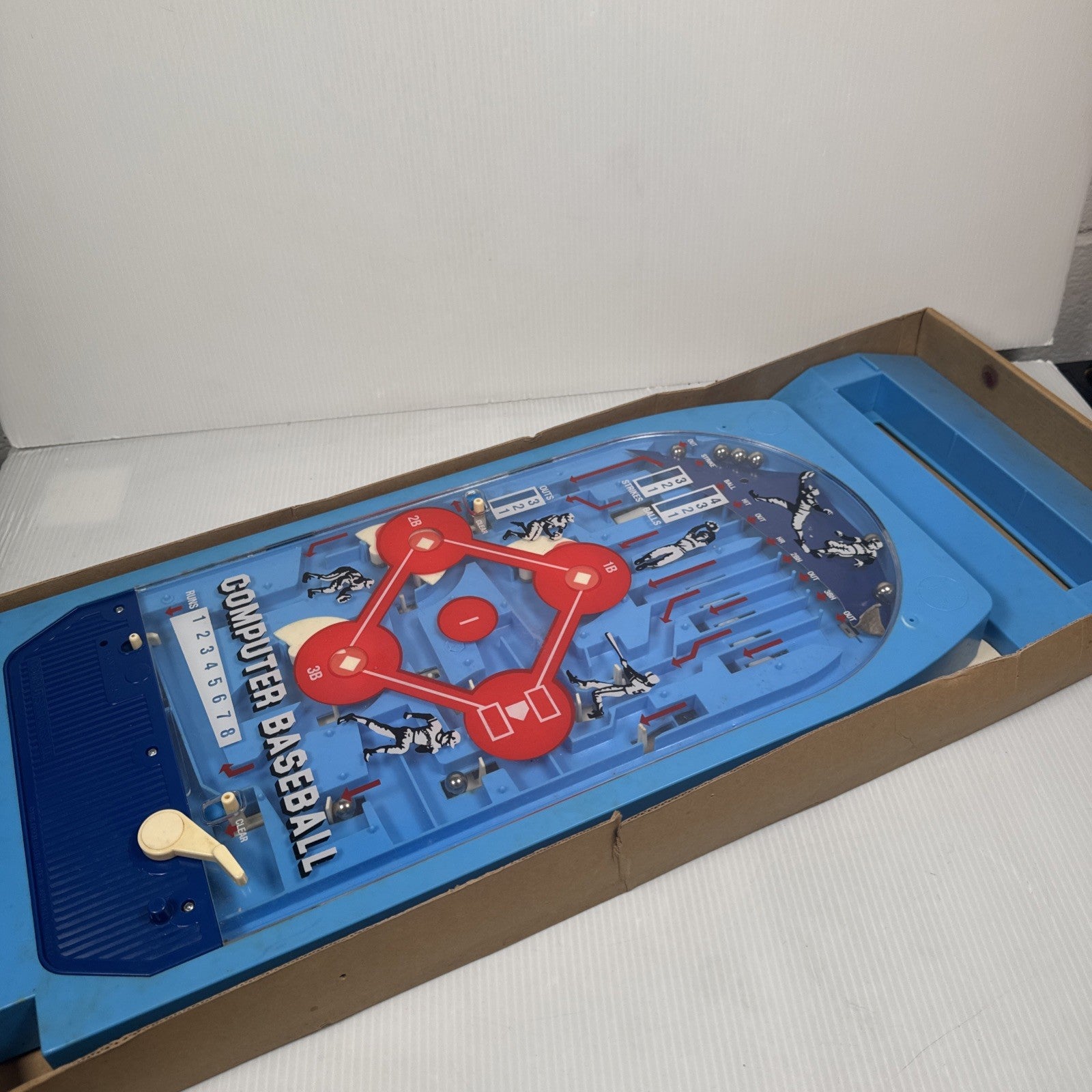 Vintage 1976 Computer Baseball Game By Epoch Playthings Pinball AS IS Read Desc