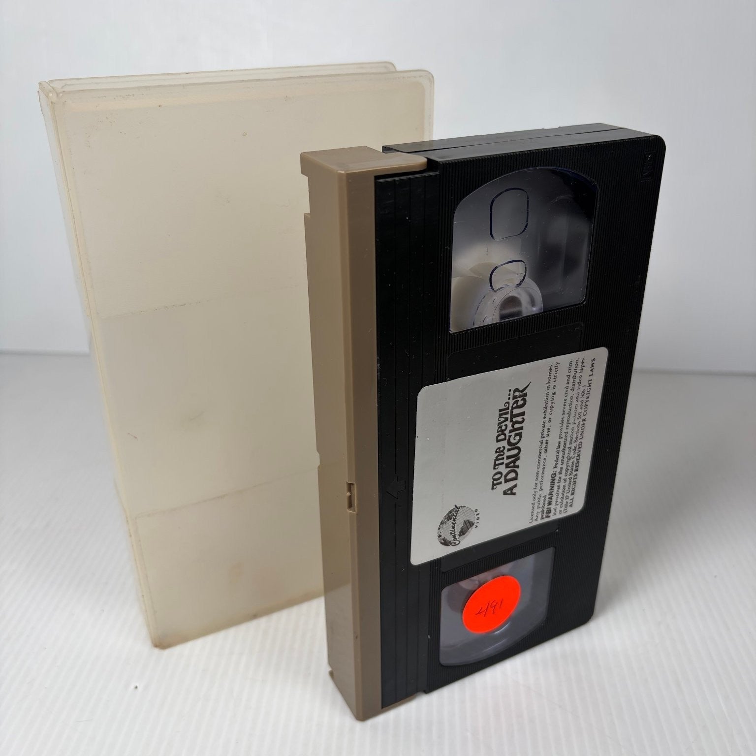 To the Devil, A Daughter VHS 1976 Occult Horror Warner Home Video