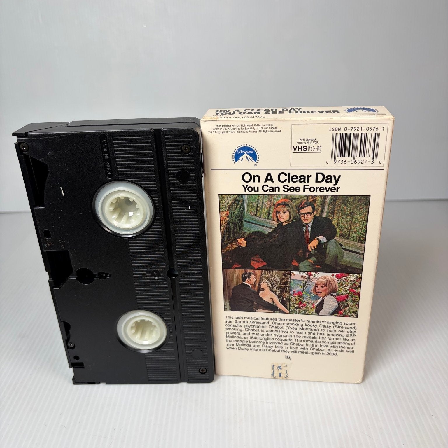 On A Clear Day You Can See Forever VHS 1970 Musical Barbra Streisand Paramount
