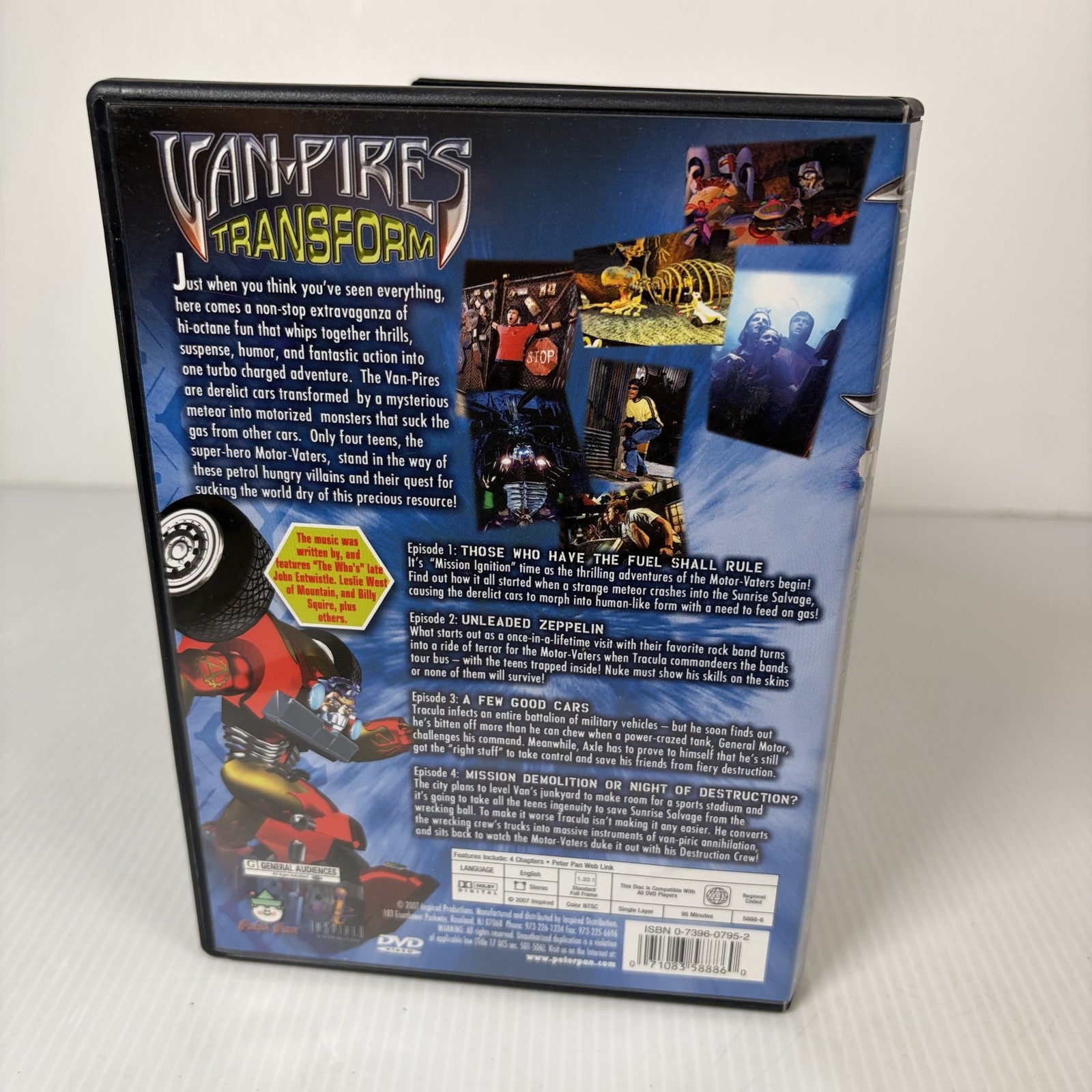 Van-Pires Transform Mission Demolition Vol. 1 DVD 4 Episodes Action Animation