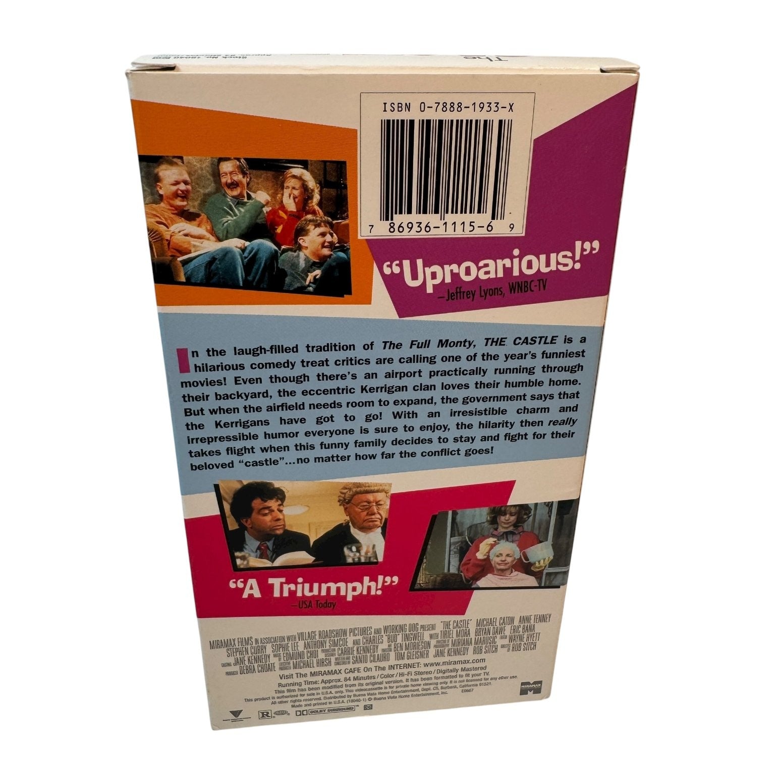 The Castle VHS 1997 Comedy Original Release Miramax