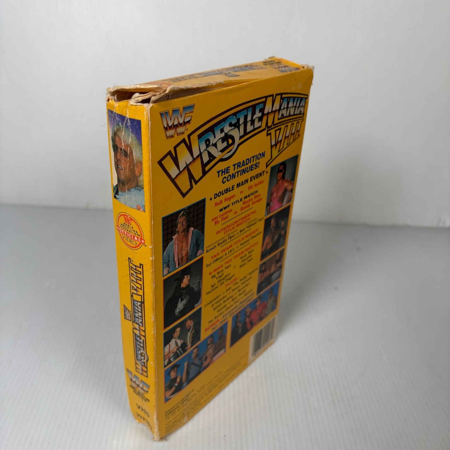 WWF WrestleMania VIII VHS 1992 Wrestling Coliseum Big Box Hulk Hogan Macho Man