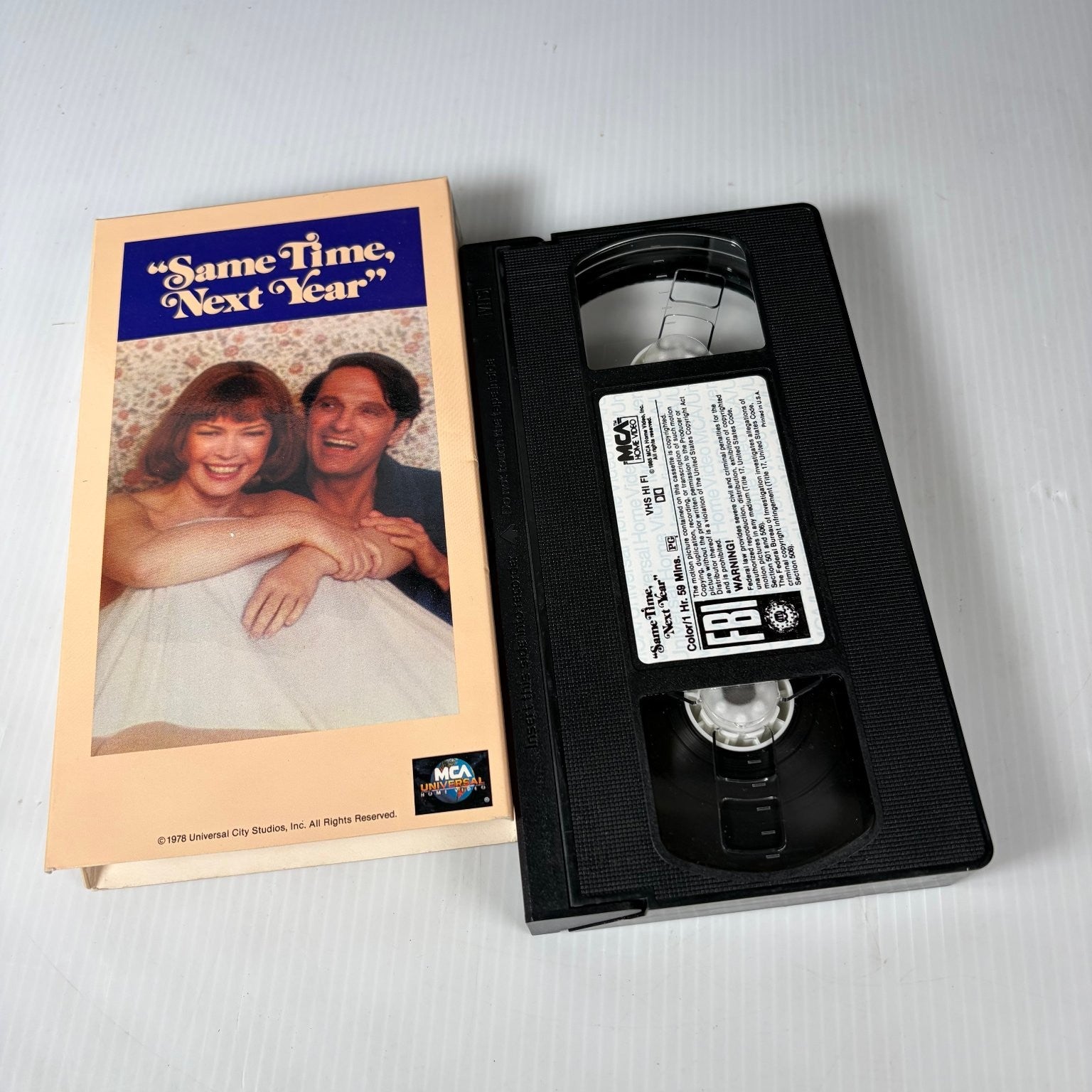 Same Time, Next Year VHS 1978 Romance MCA Universal Home Video