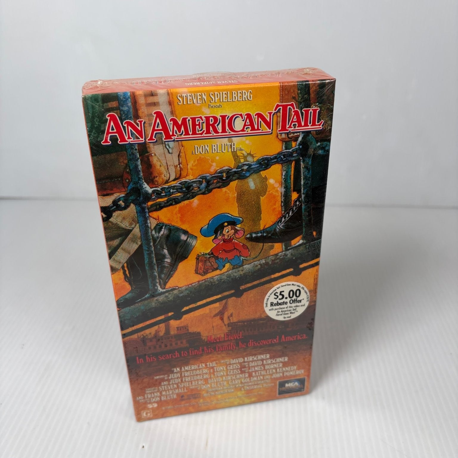 An American Tail VHS 1990 Animated Family Film MCA Universal Sealed